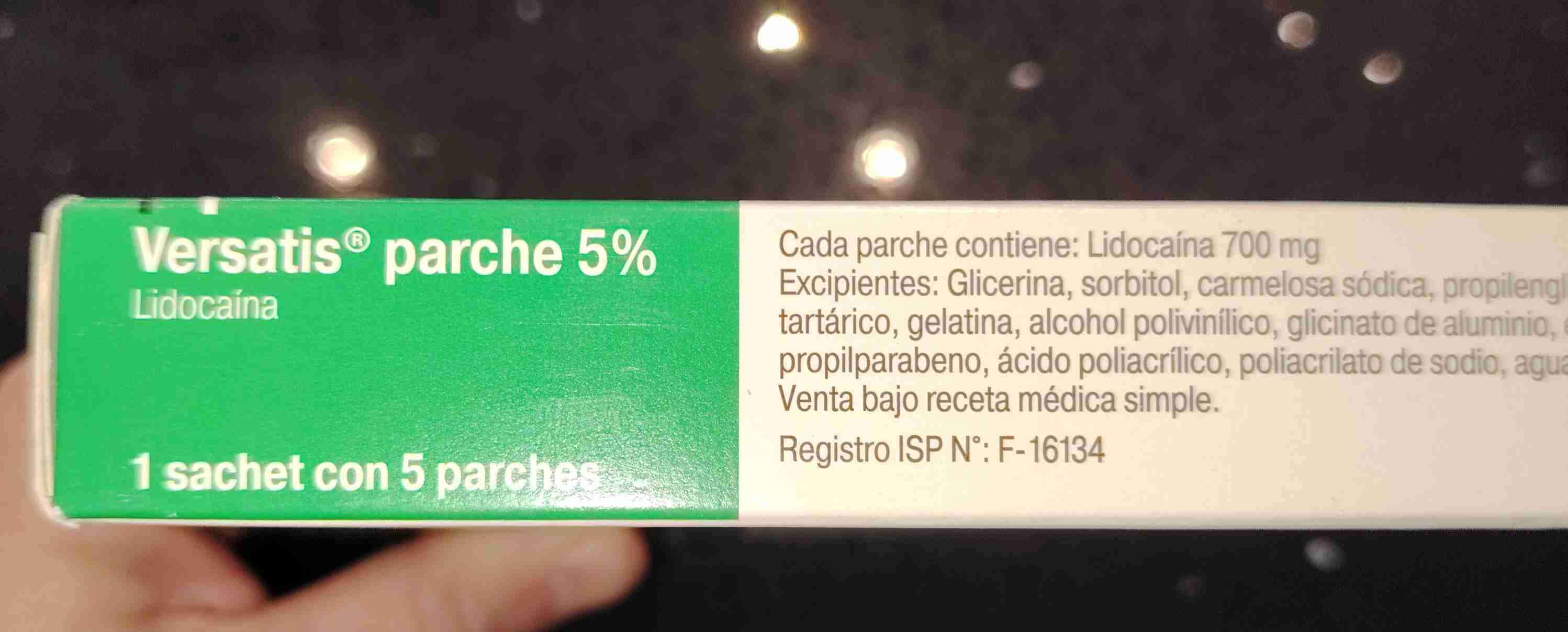 Parche Versatis 5% lidocaína - miniatura 3