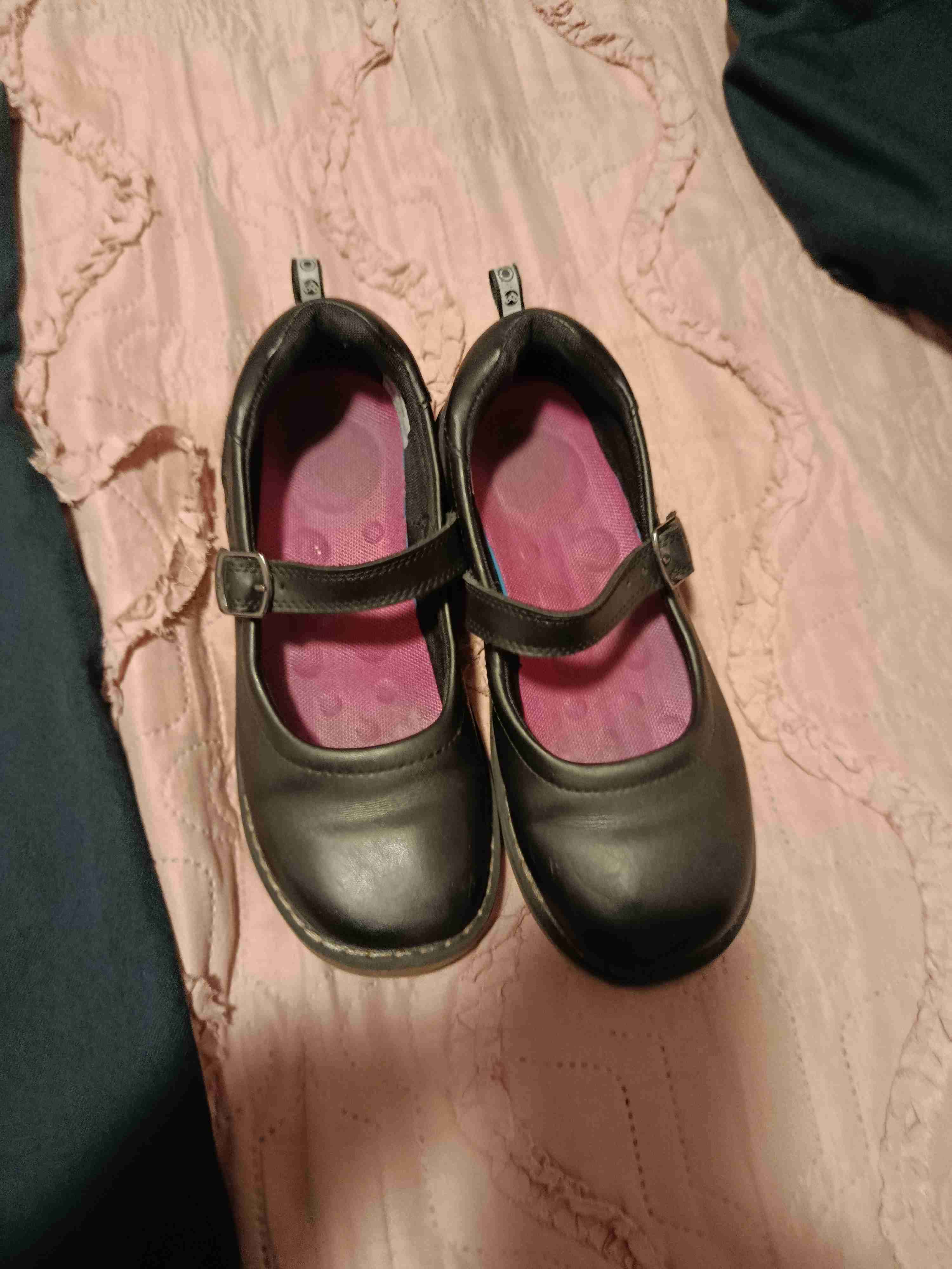 Zapatos planos negros para niña - miniatura 1