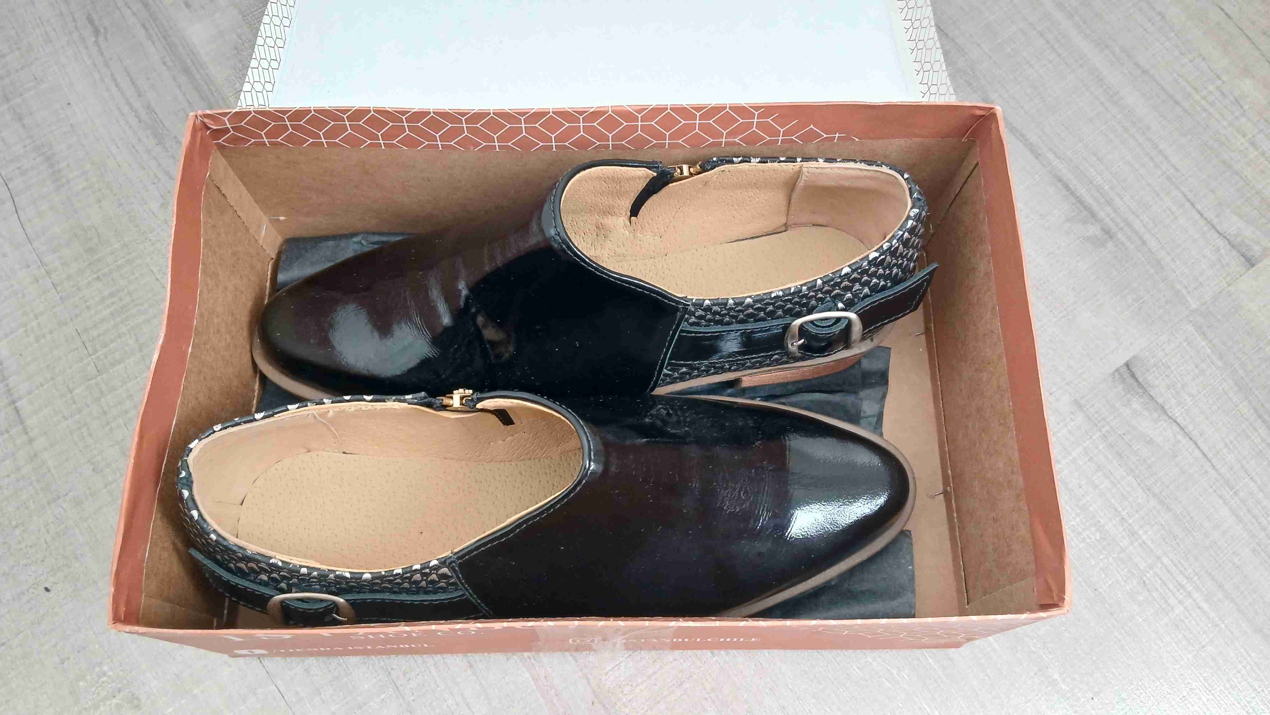 Zapatos negros cuero N° 37 - 4