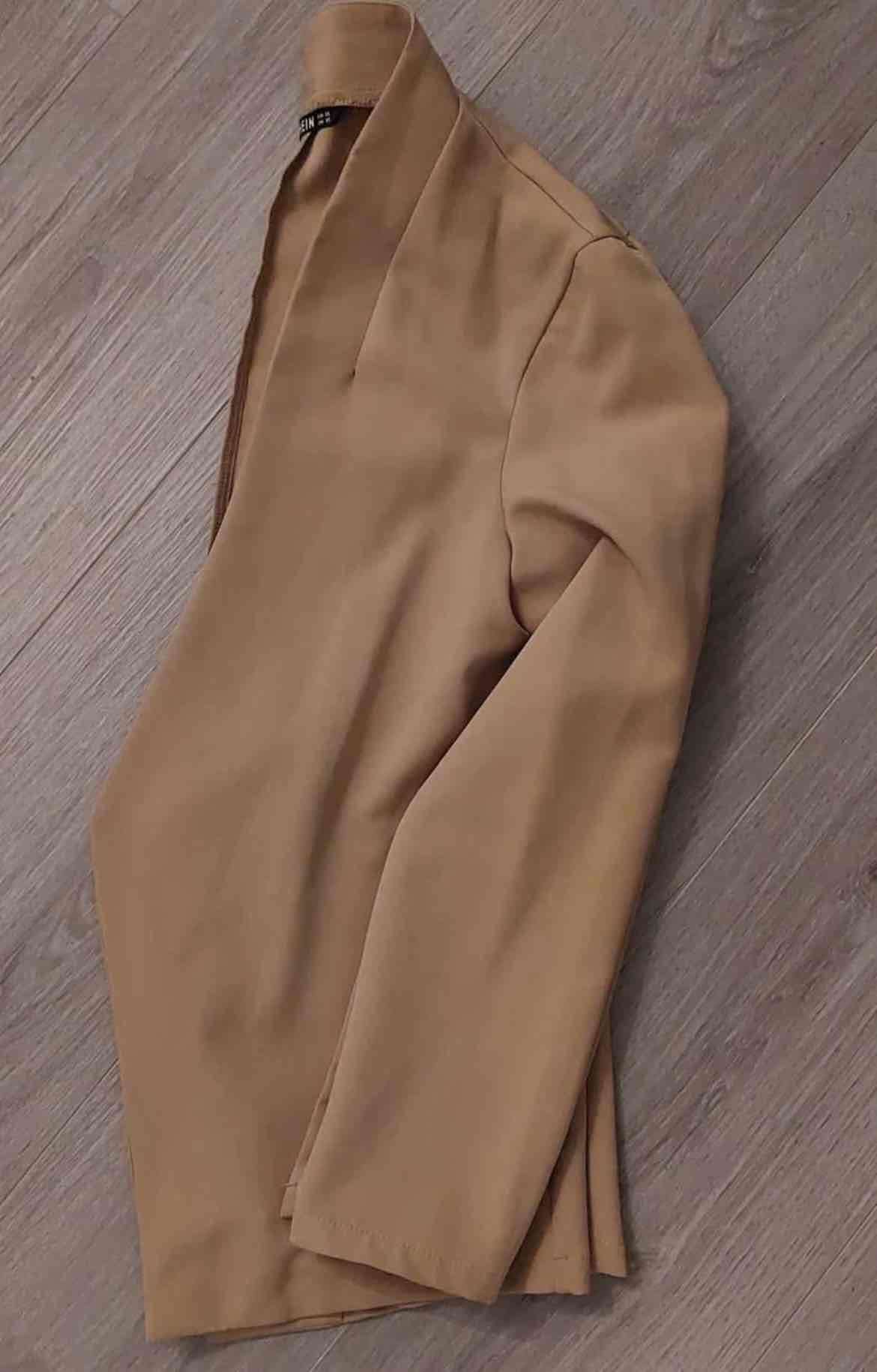 Blazer beige elegante - miniatura 2