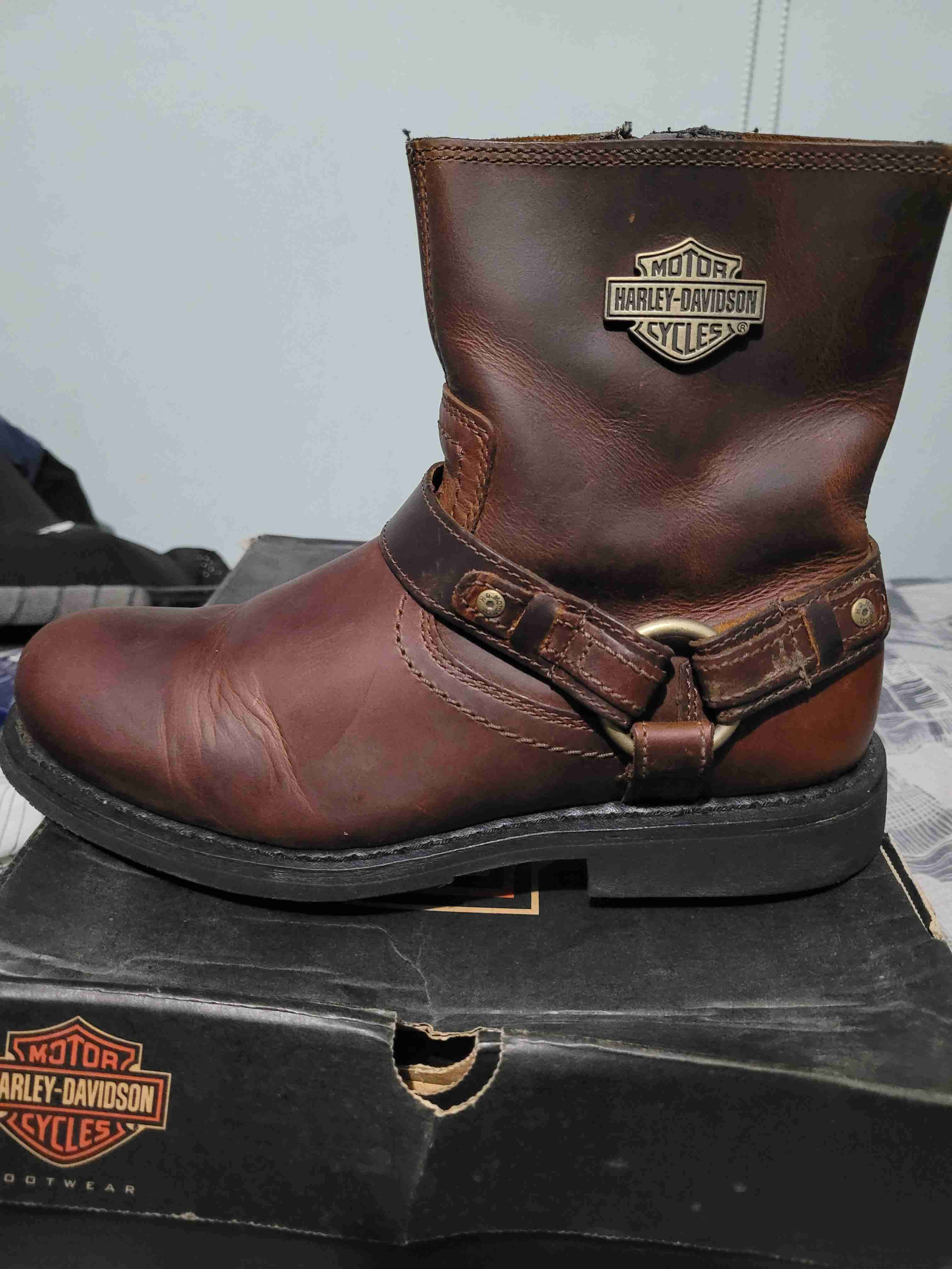 Botas Harley Davidson marrones - miniatura 2