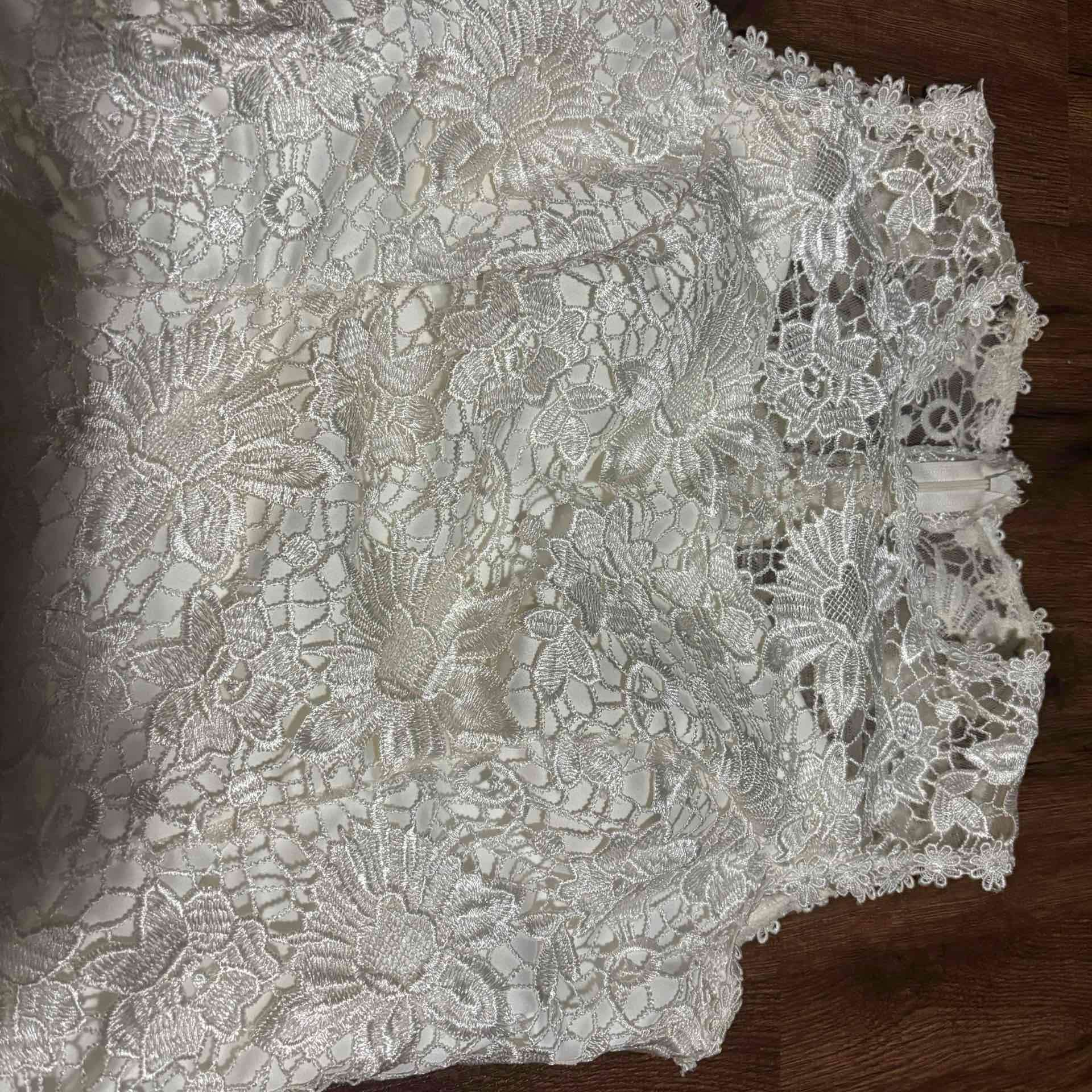 Vestido de encaje blanco - 5