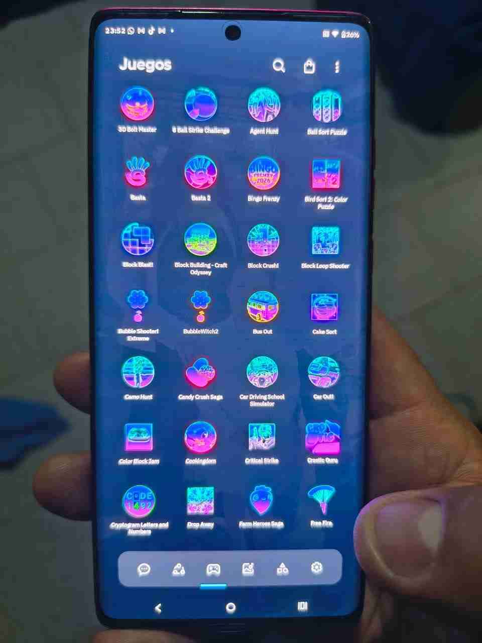 Celular Motorola rosa - miniatura 2