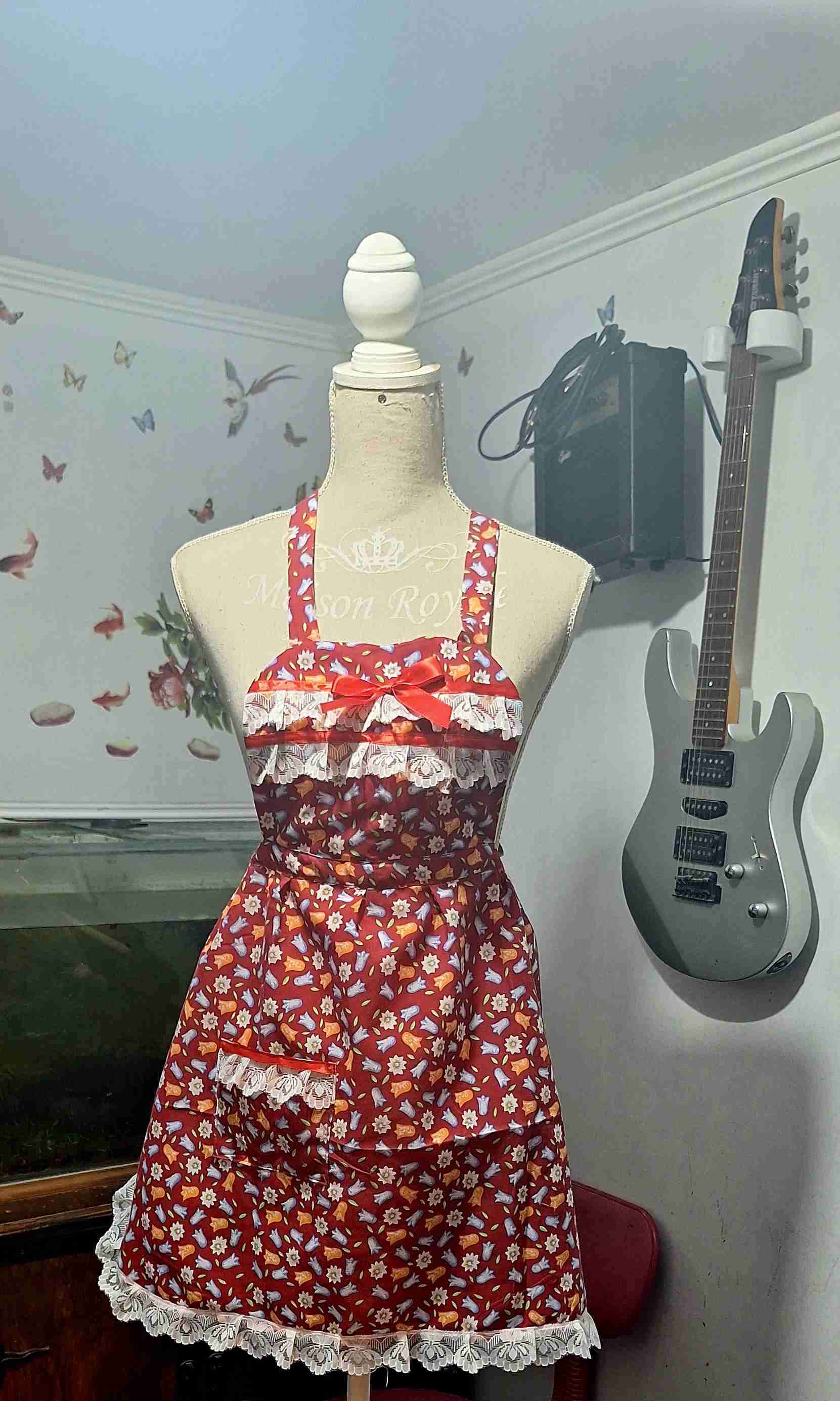 Decoración de pared con pájaro y flores - miniatura 6