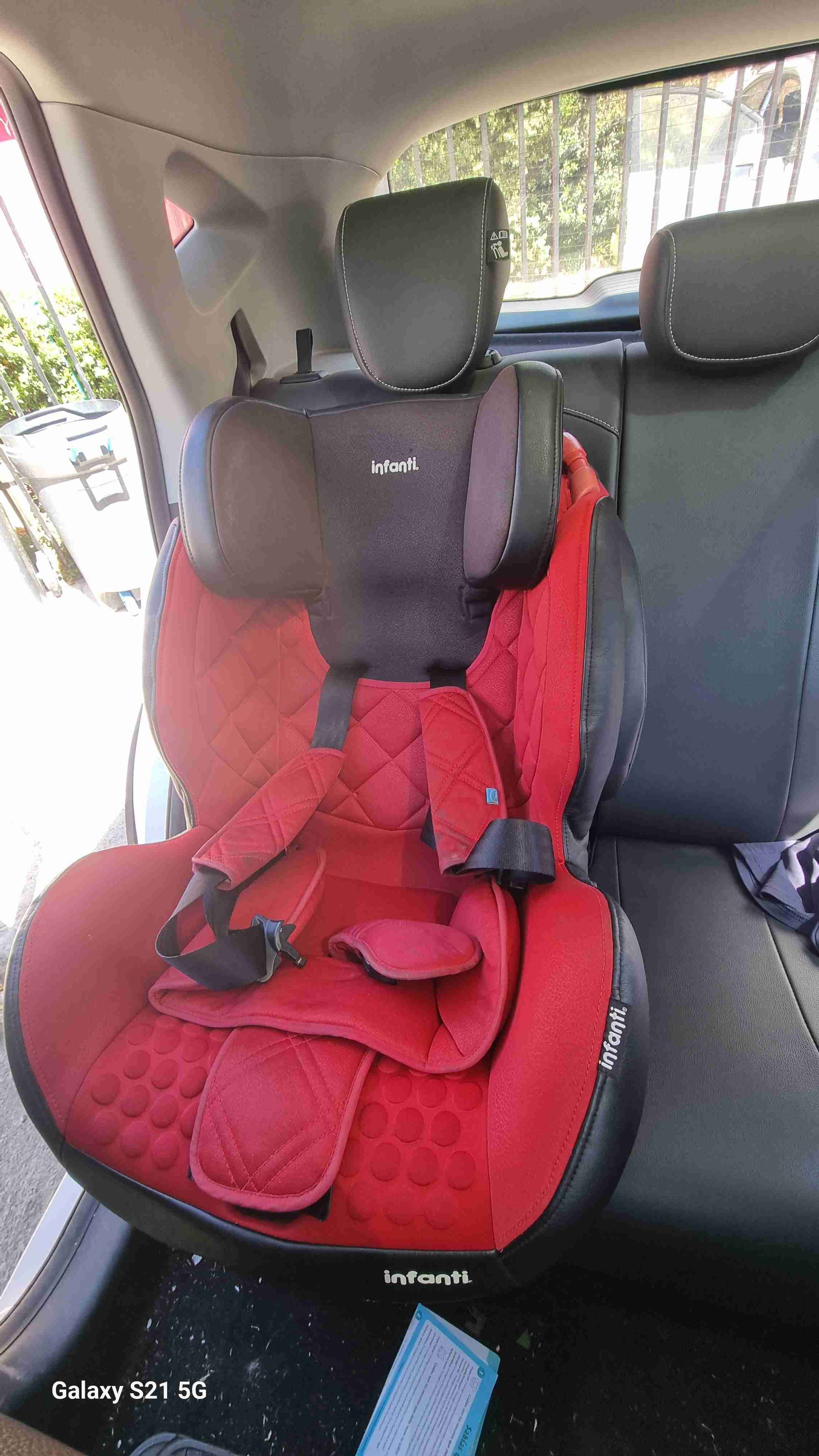 Silla de auto Infanti roja - miniatura 2