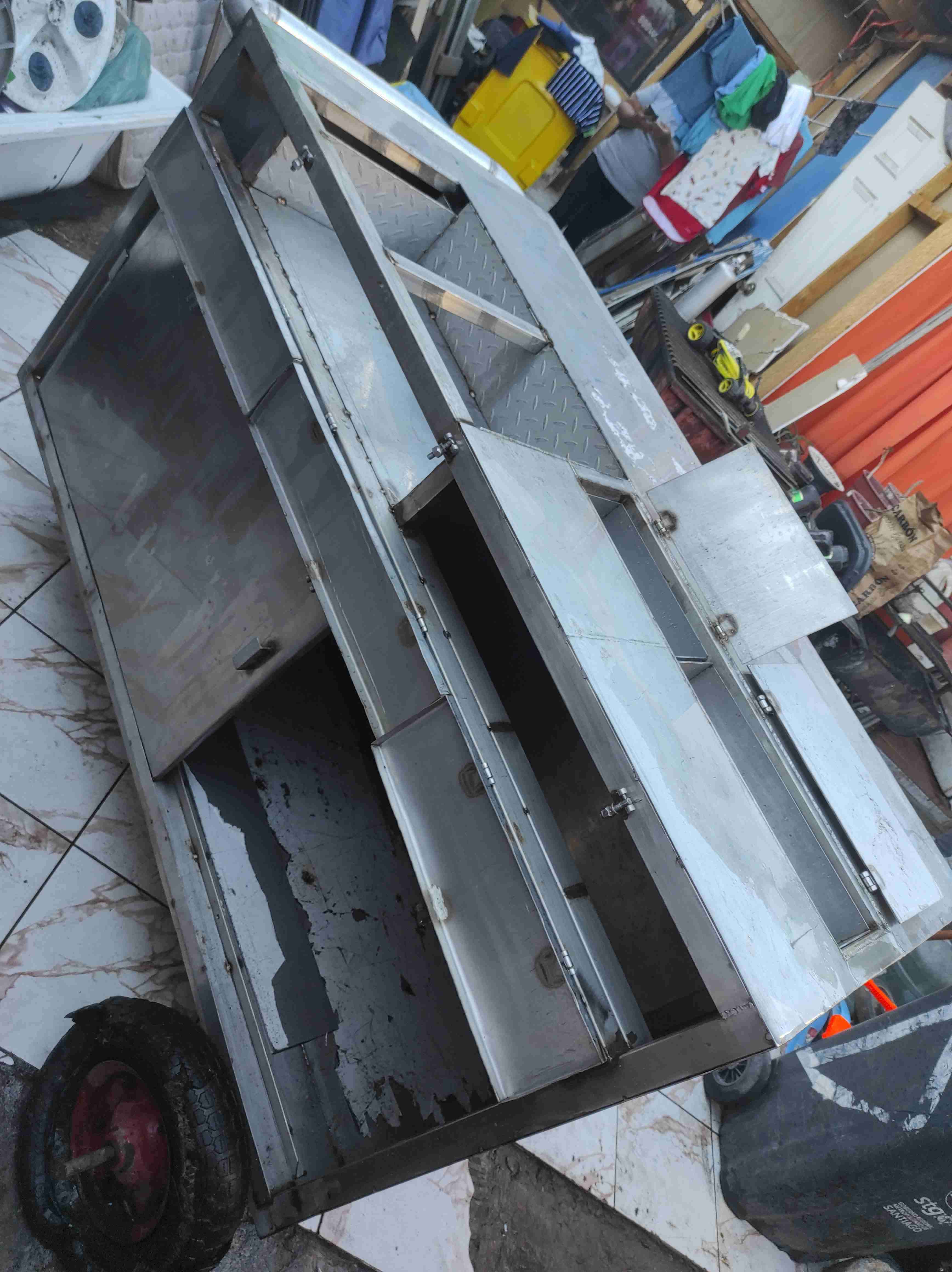 Carro de venta de acero inoxidable - 1