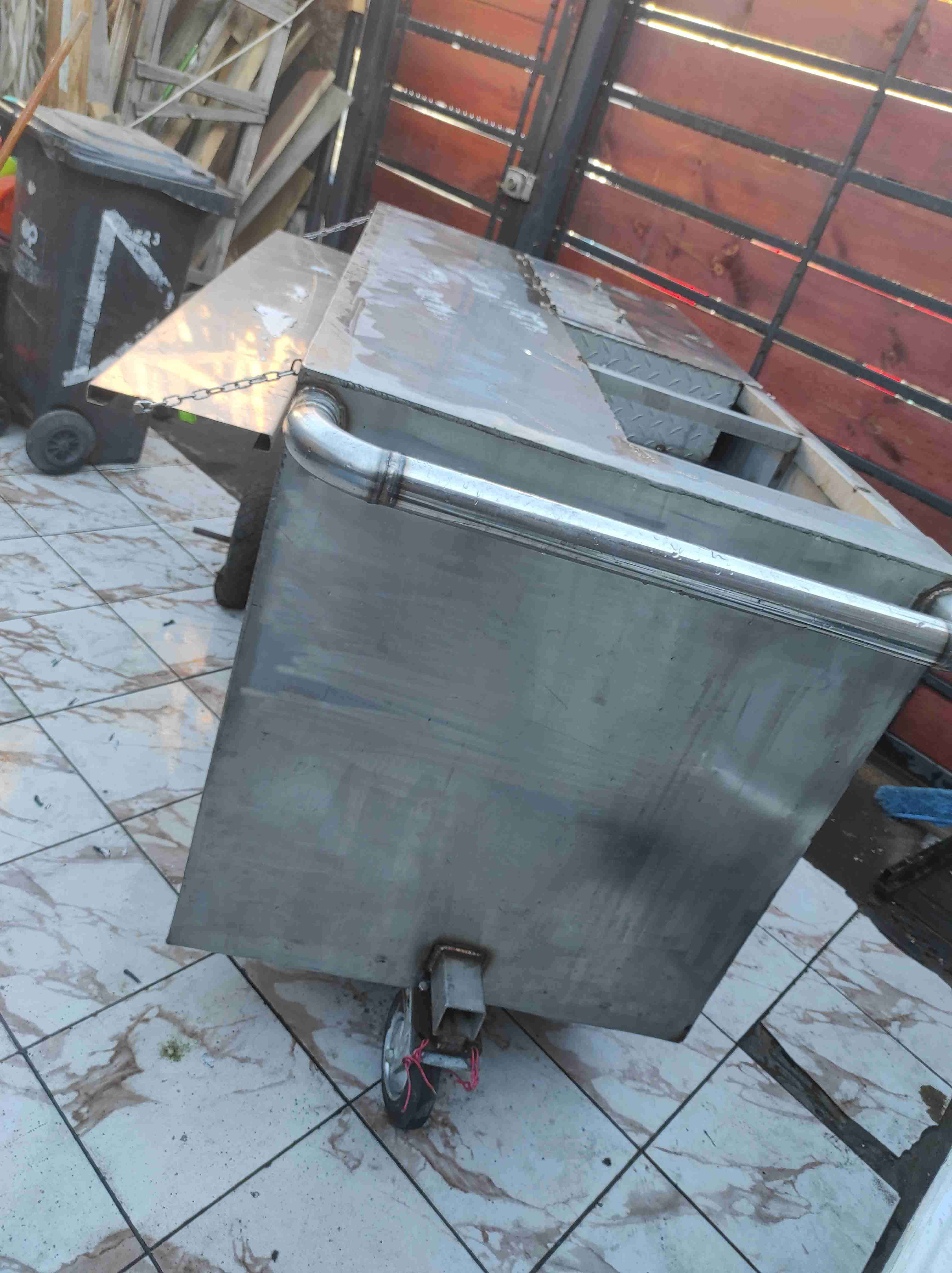 Carro de venta de acero inoxidable - 3