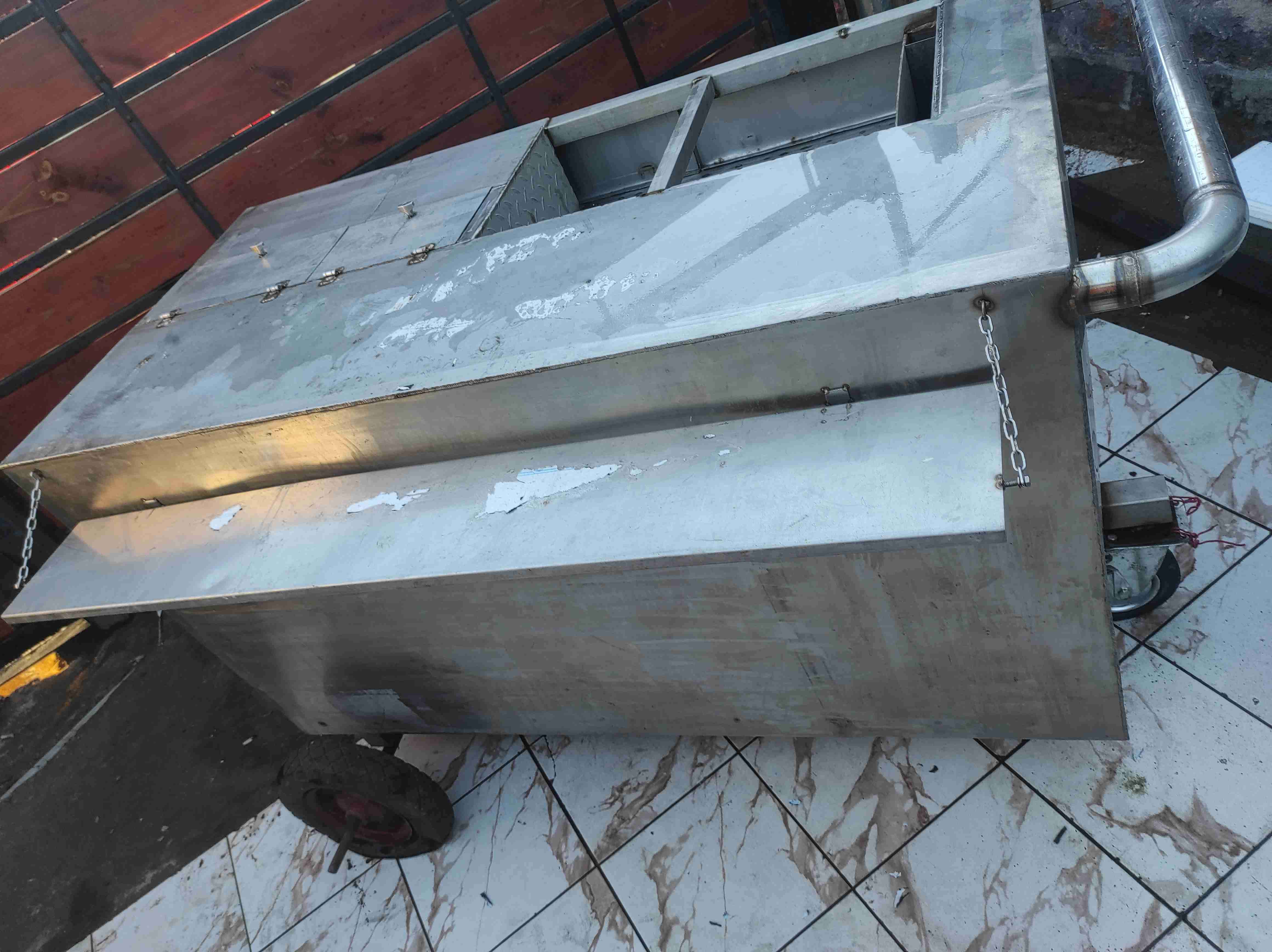 Carro de venta de acero inoxidable - 6