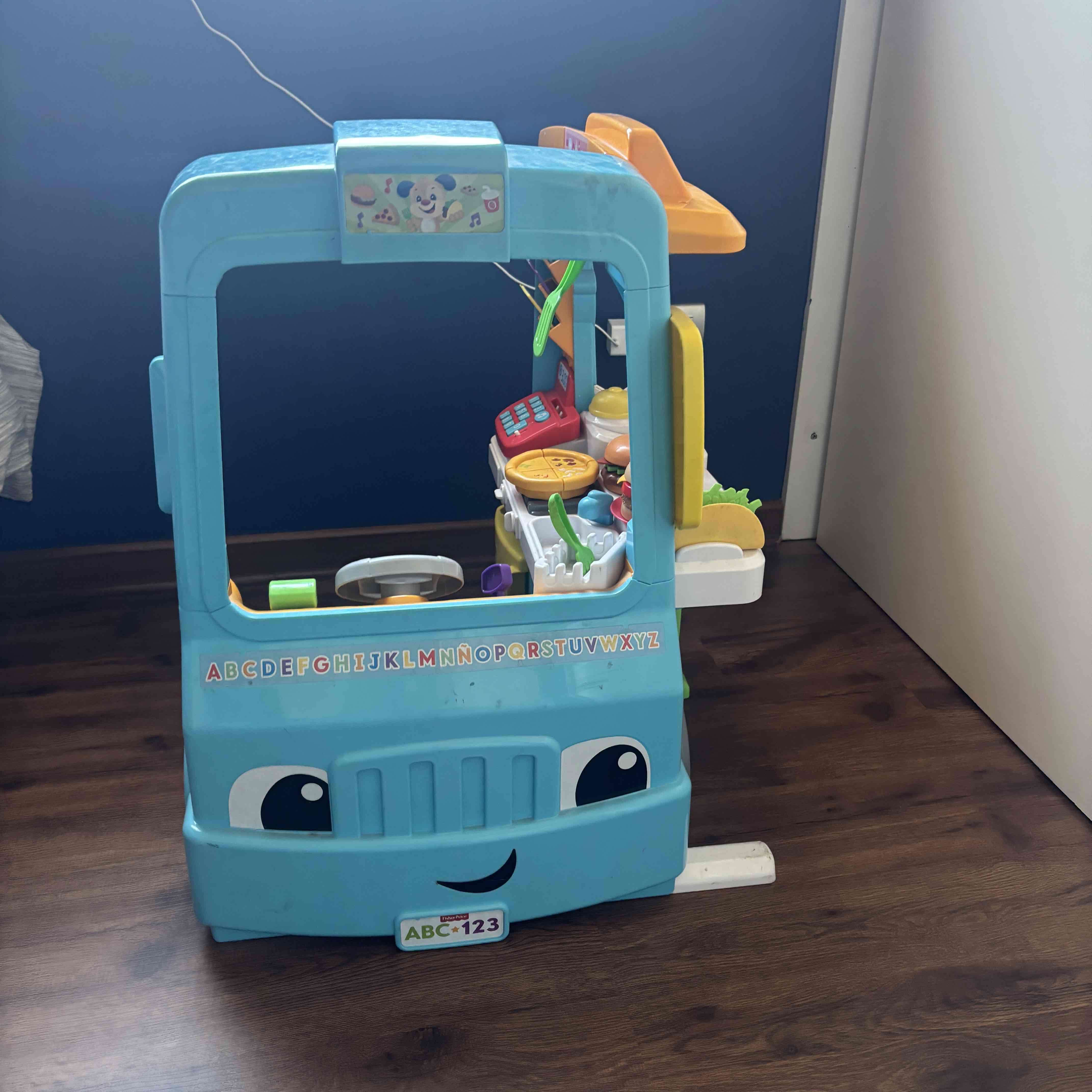 Food truck de juguete colorido - miniatura 2