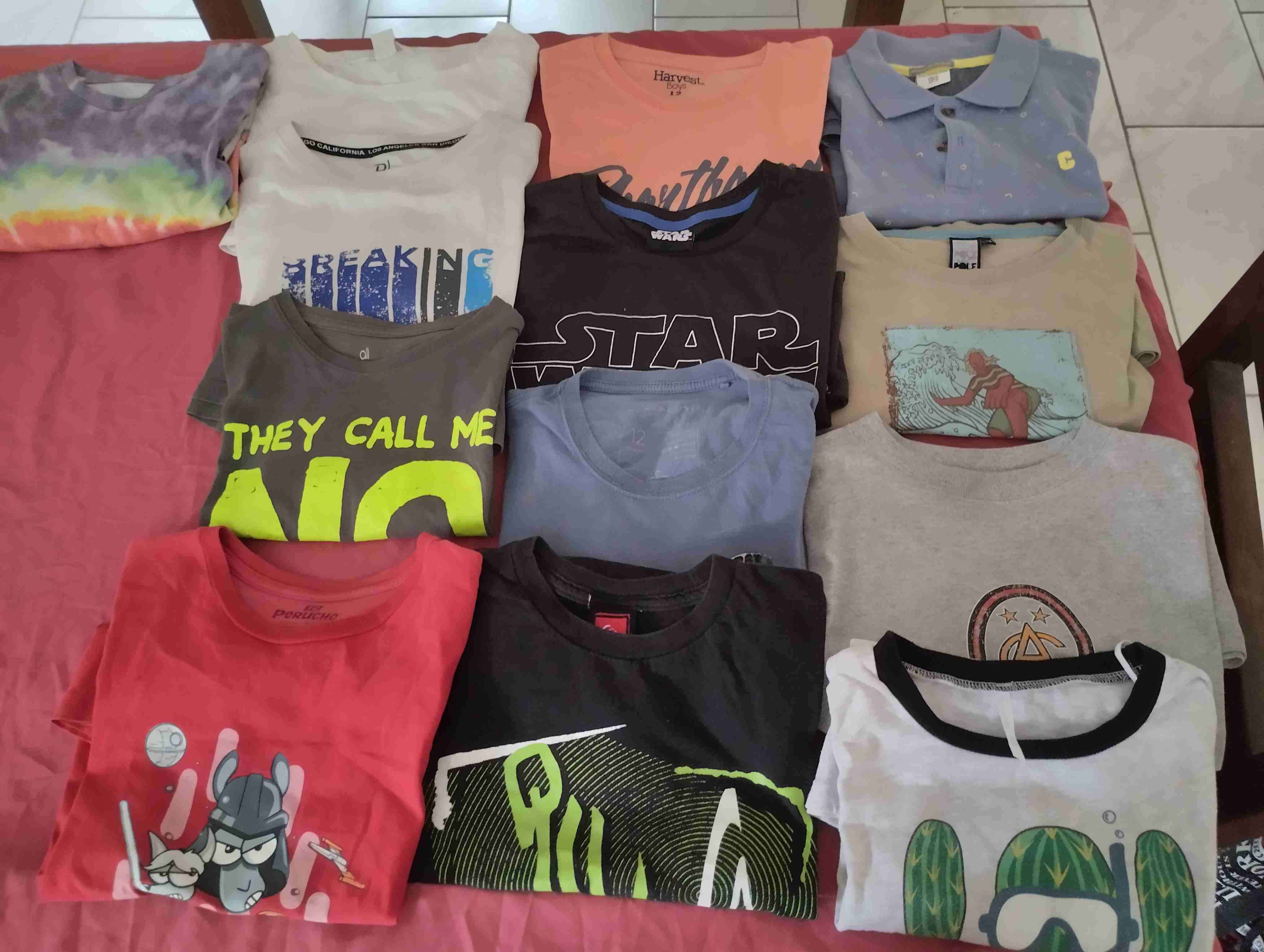 Lote de poleras,polerones,pantalones.   tallas 10 - miniatura 3