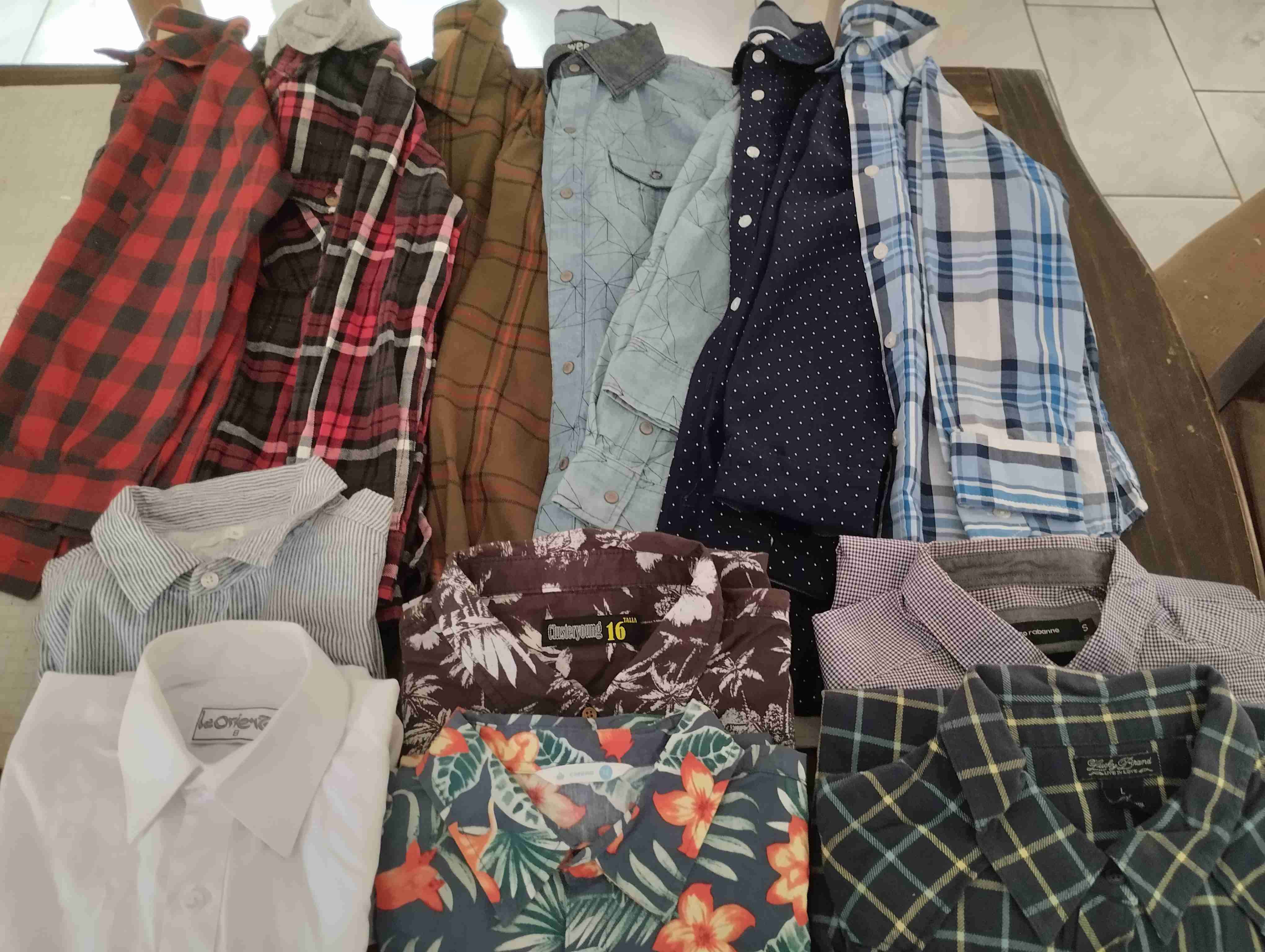 Lote de poleras,polerones,pantalones.   tallas 10 - miniatura 6