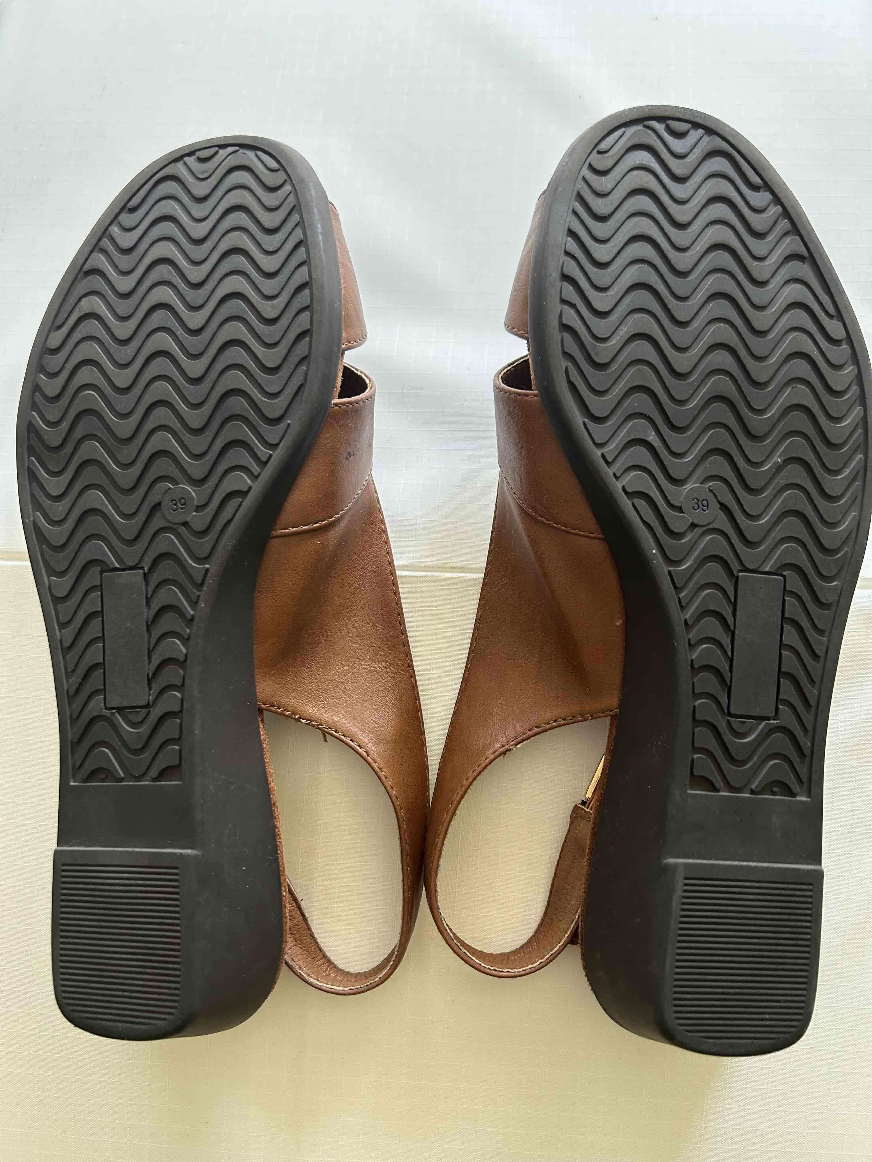 Sandalias marrones cómodas 38 - miniatura 3