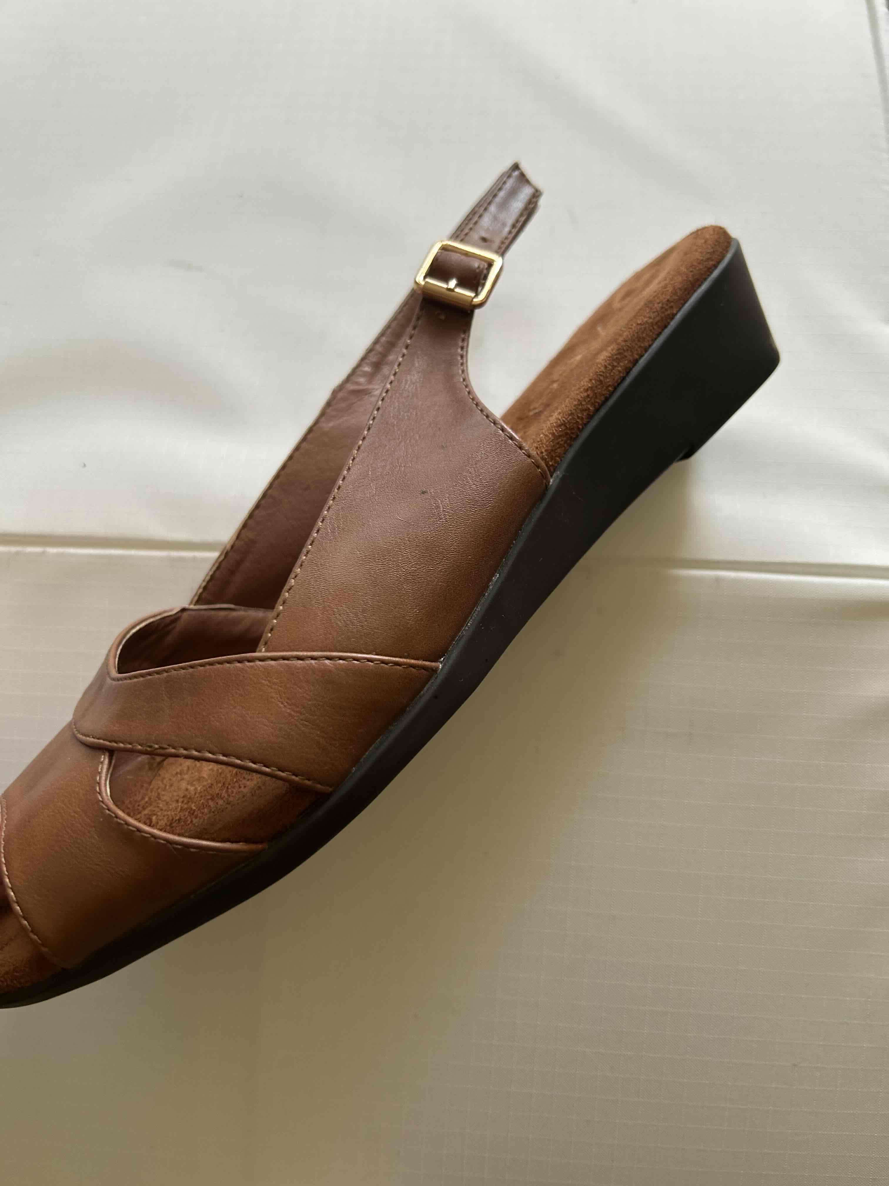 Sandalias marrones cómodas 38 - miniatura 4