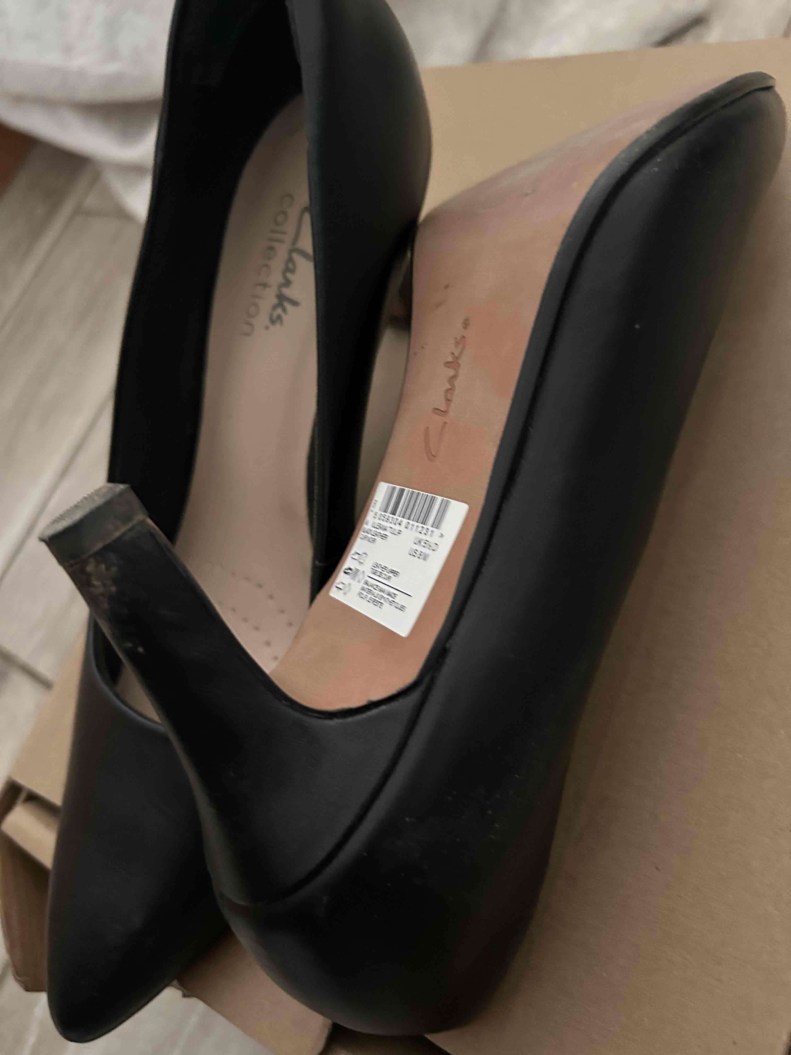 Zapato negro Clarks talla 9 - miniatura 4