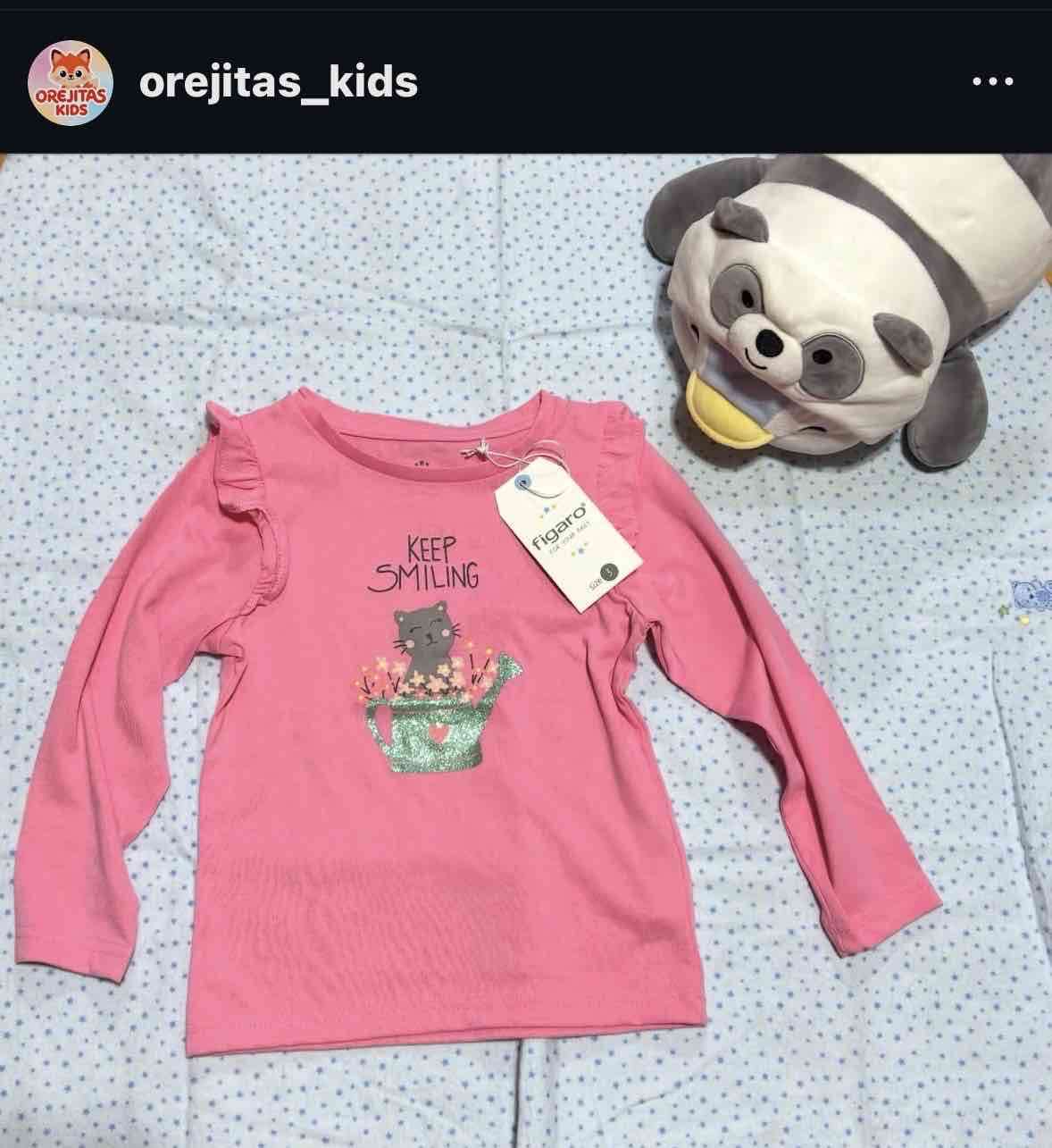Poleras manga larga nuevas para niñas - 1