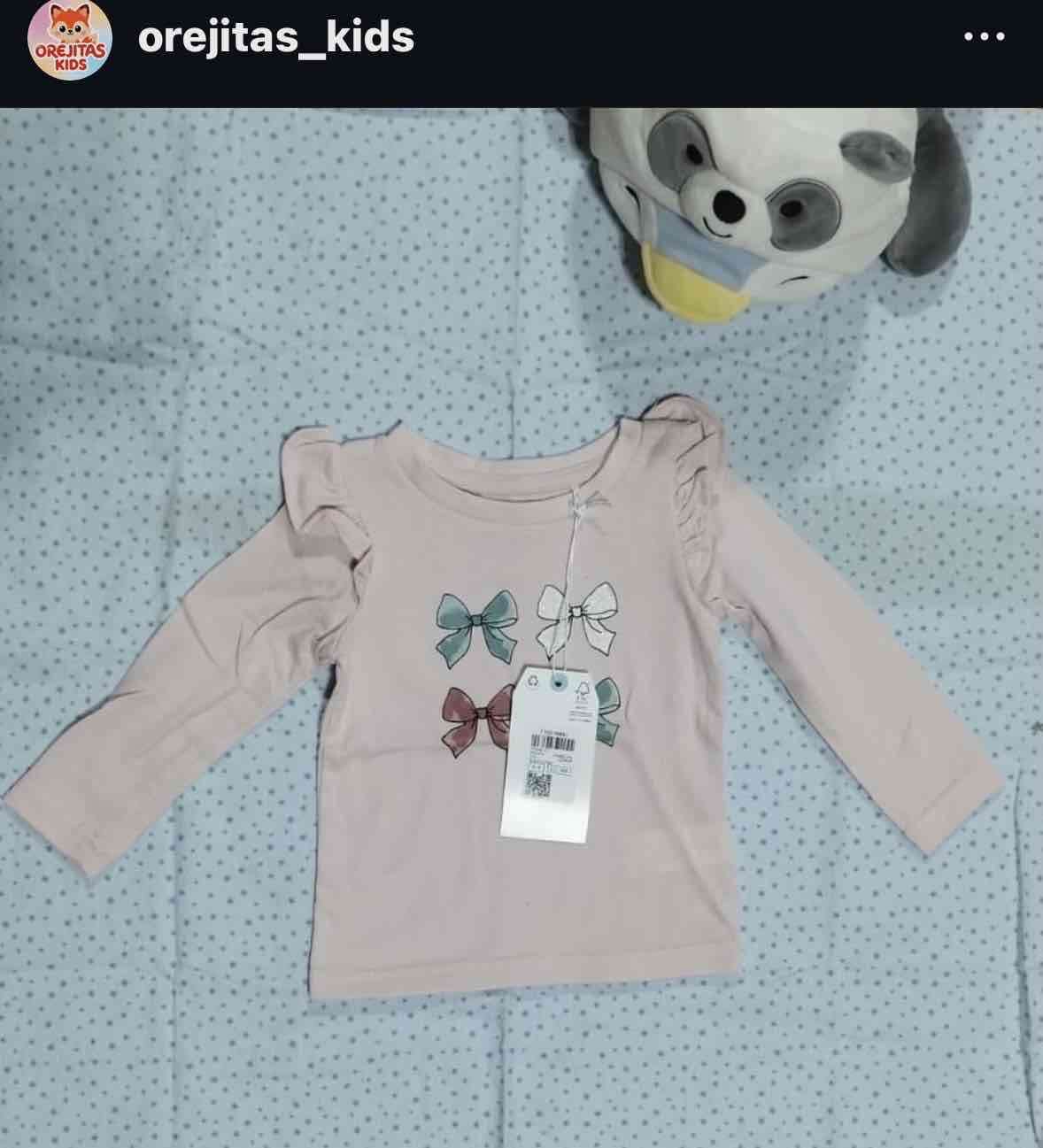 Poleras manga larga nuevas para niñas - 3