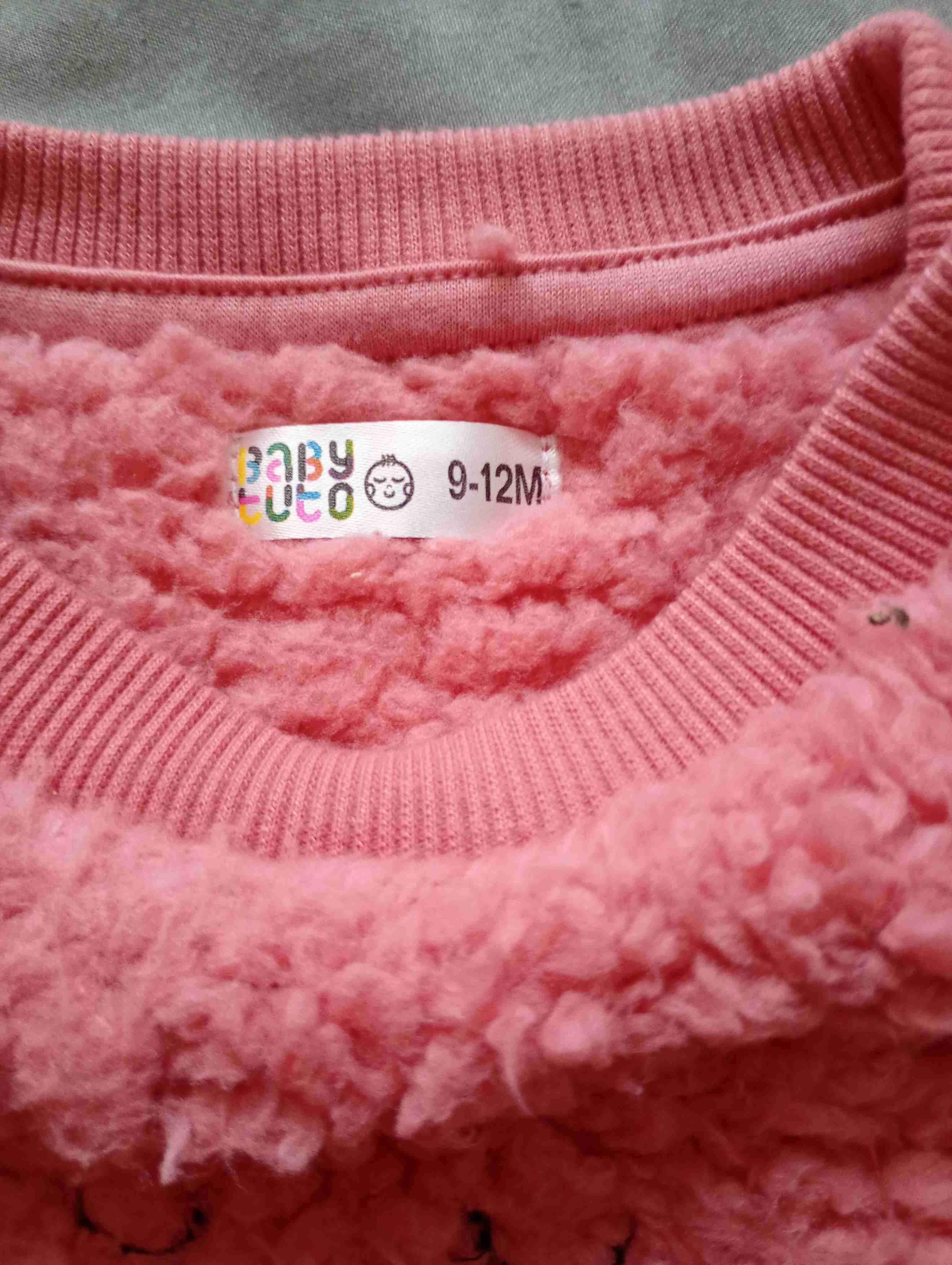 Suéter peludo rosado infantil - miniatura 3