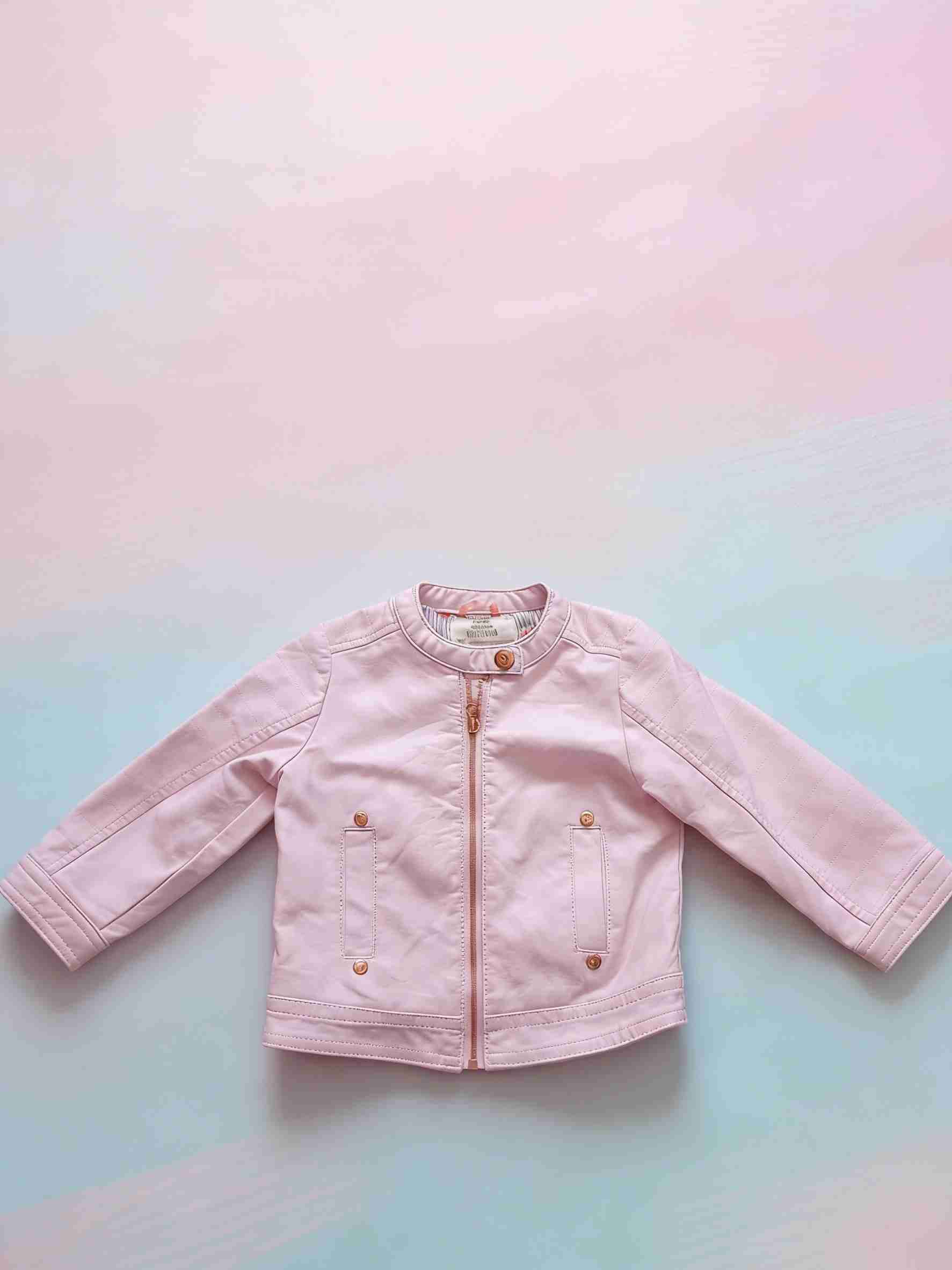 Chaqueta rosa para niña - 1