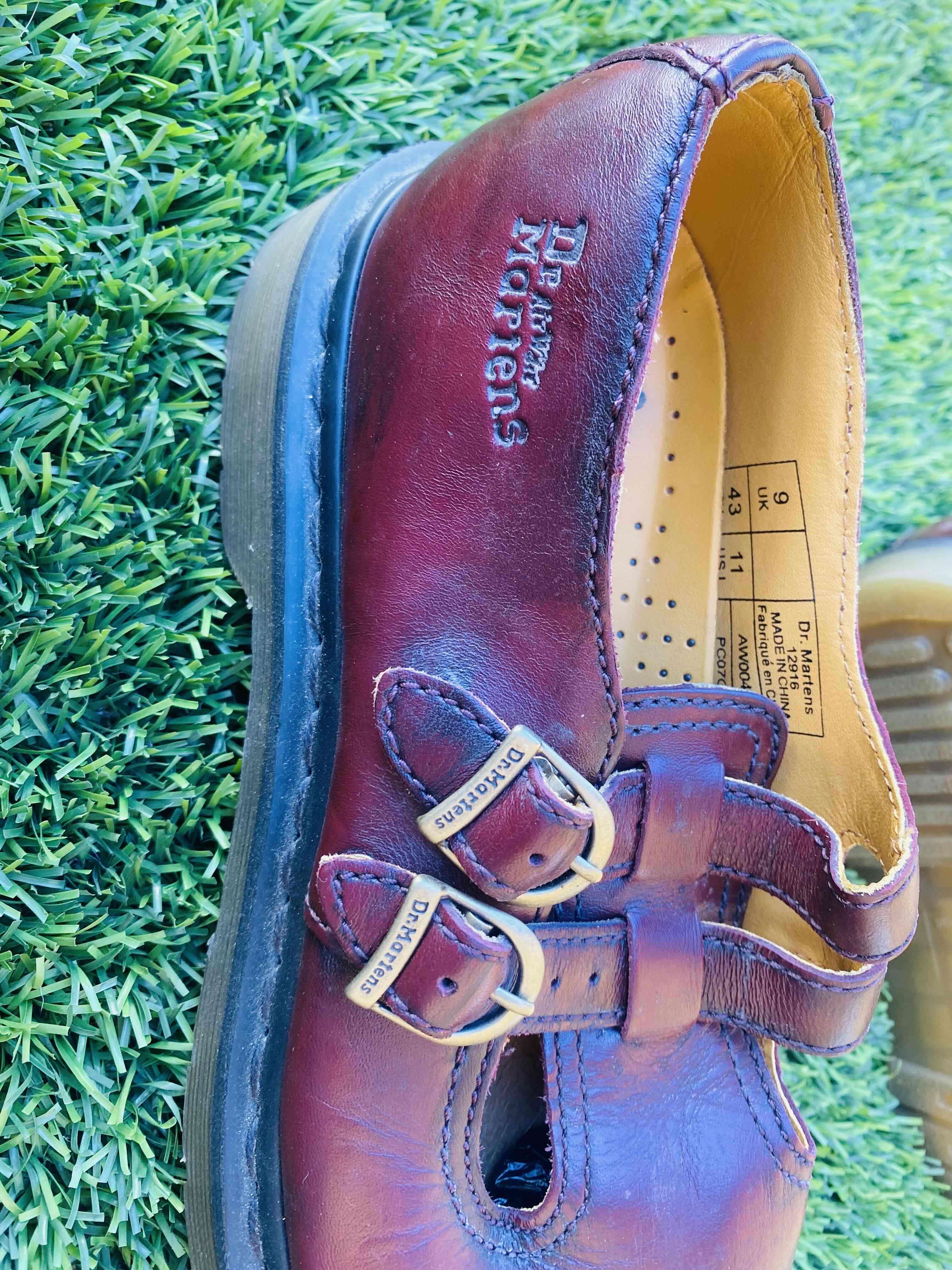 Zapatos Dr. Martens burdeos - 1