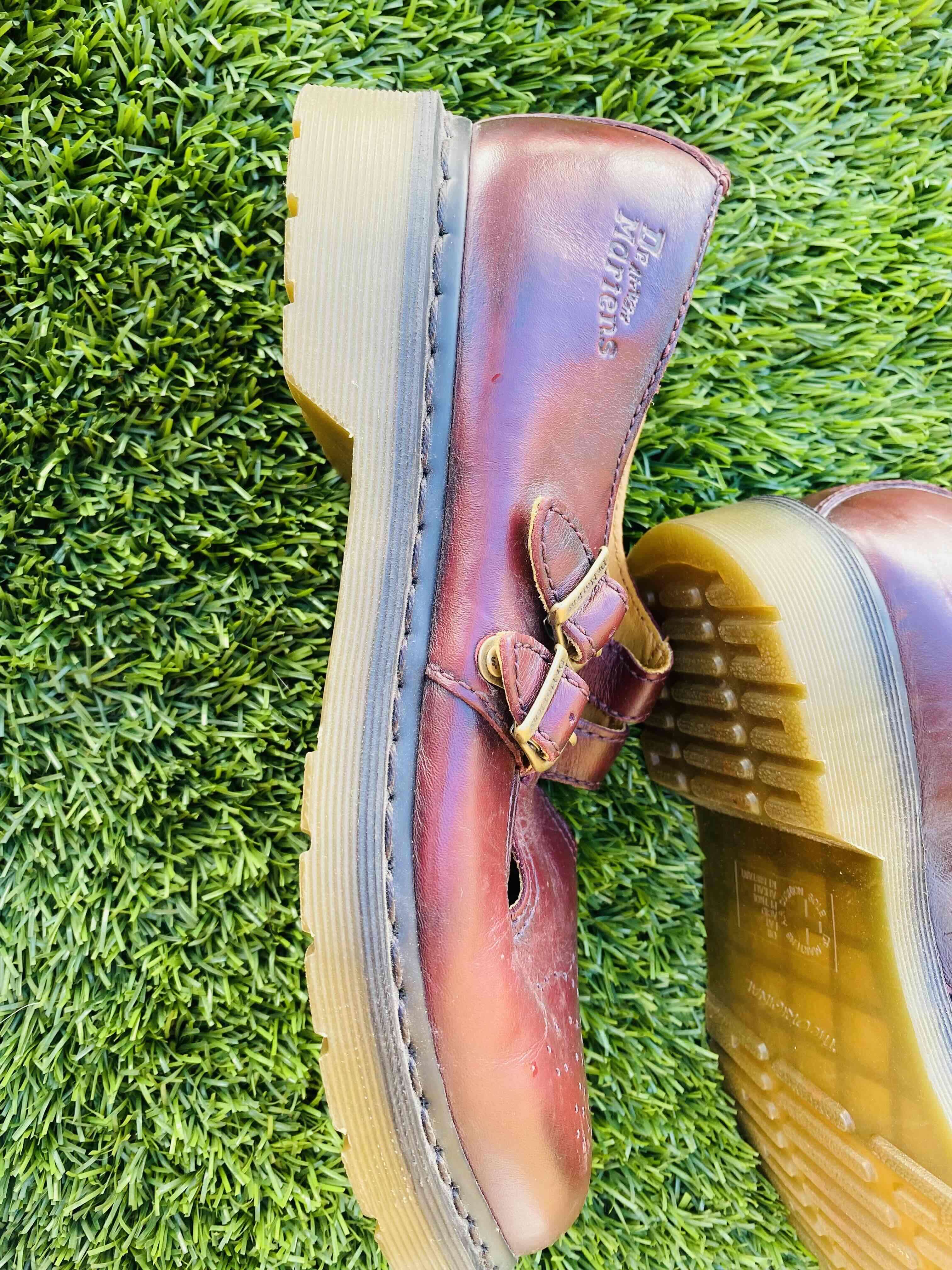 Zapatos Dr. Martens burdeos - 2