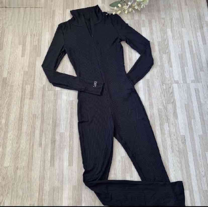 Enterito deportivo negro Lucky label - 1