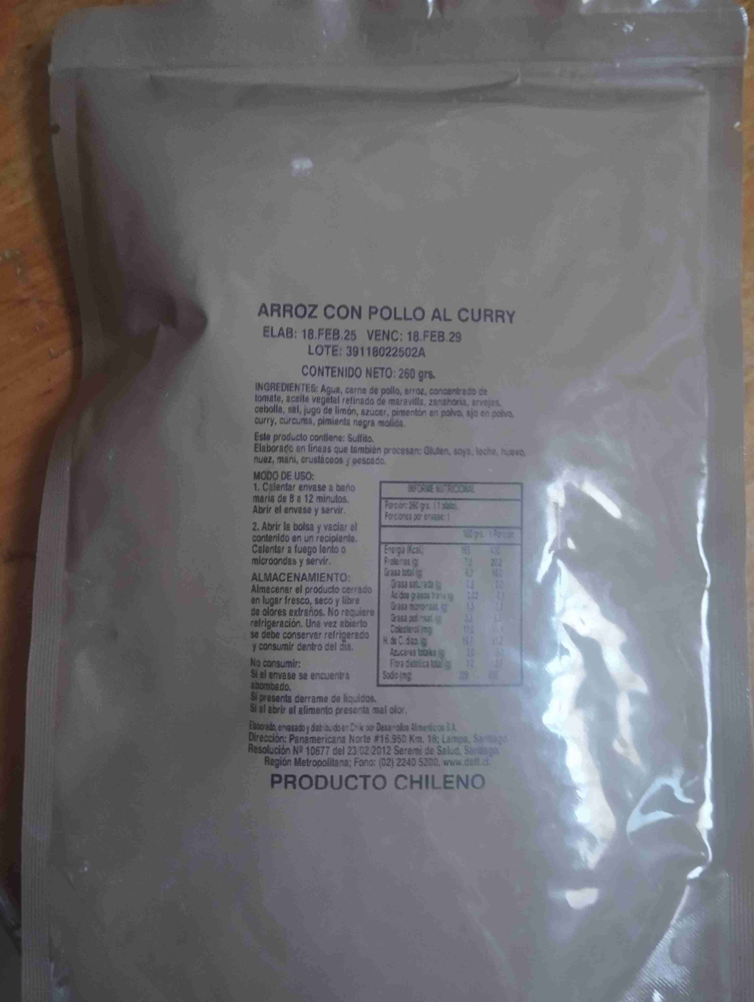 Ración de comida paella de salmón - miniatura 4