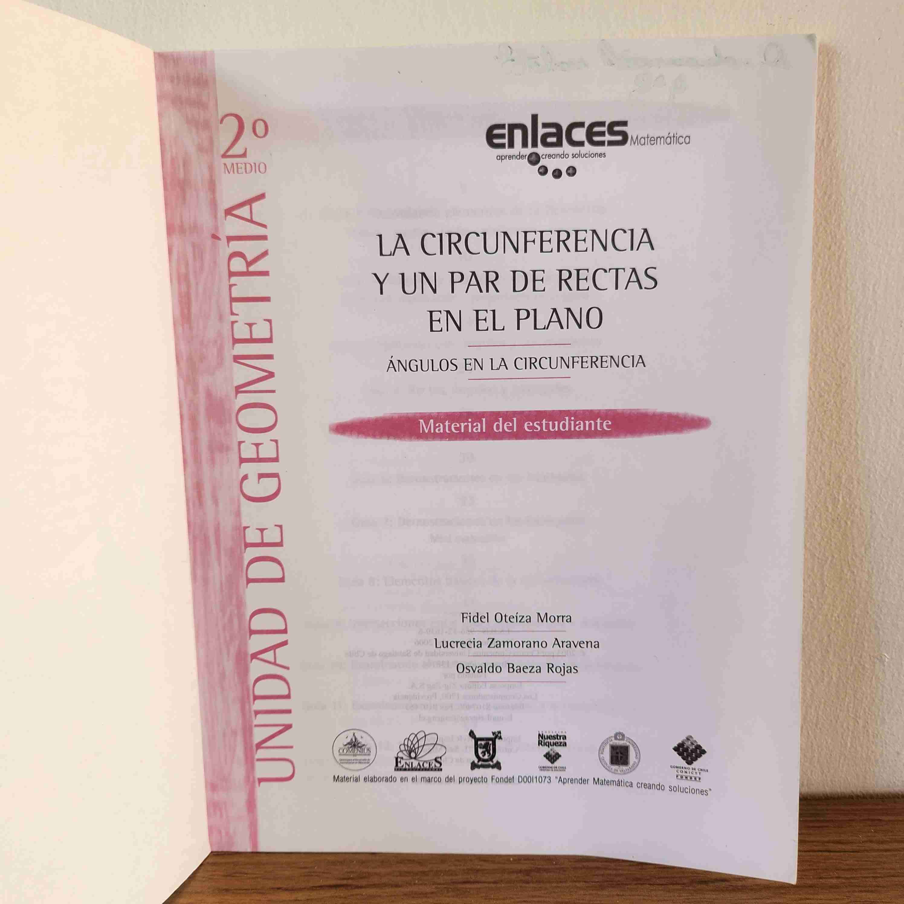 Matemática 2° medio Enlaces – casi nuevo - miniatura 2