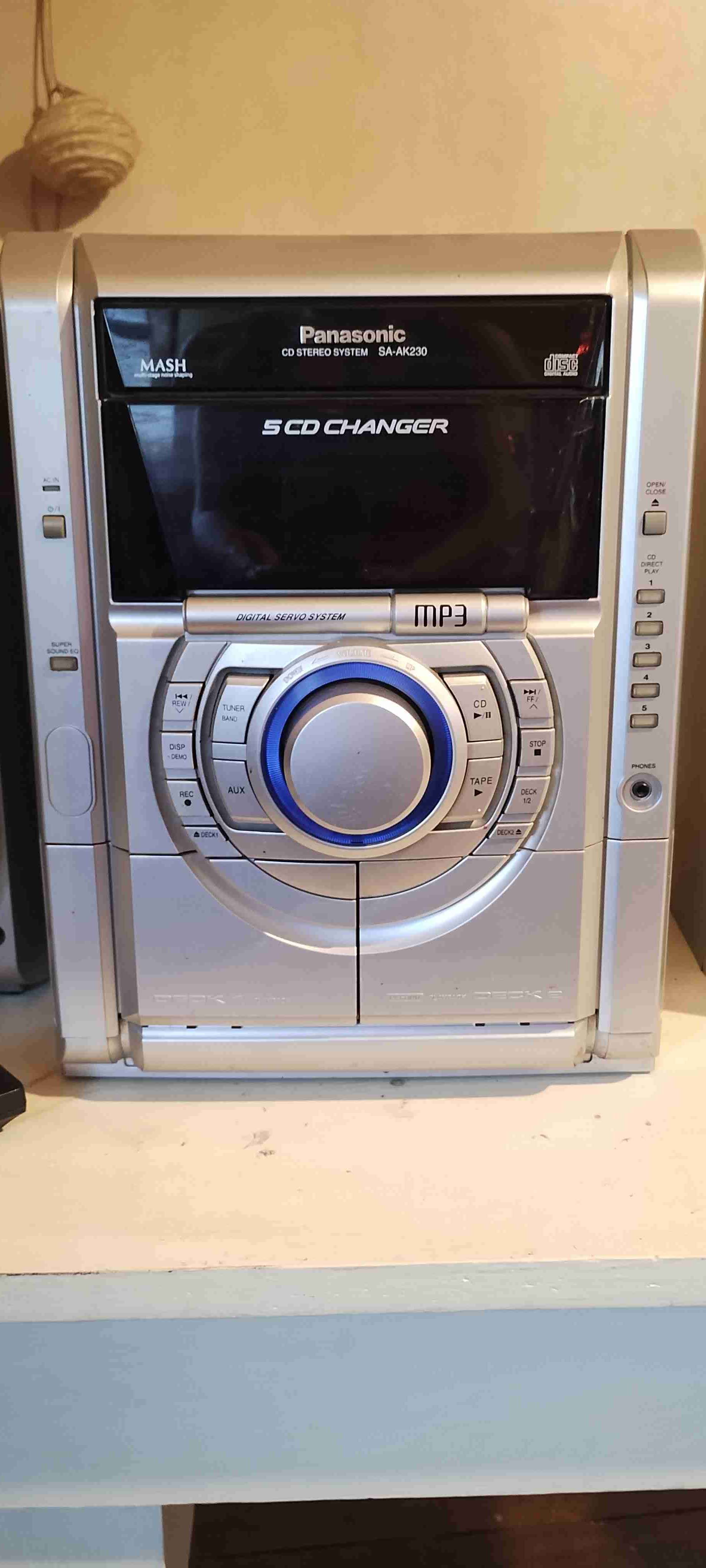 Equipo de sonido Panasonic 5 CD - 3