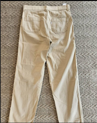 Pantalones beige casuales Levis - miniatura 2