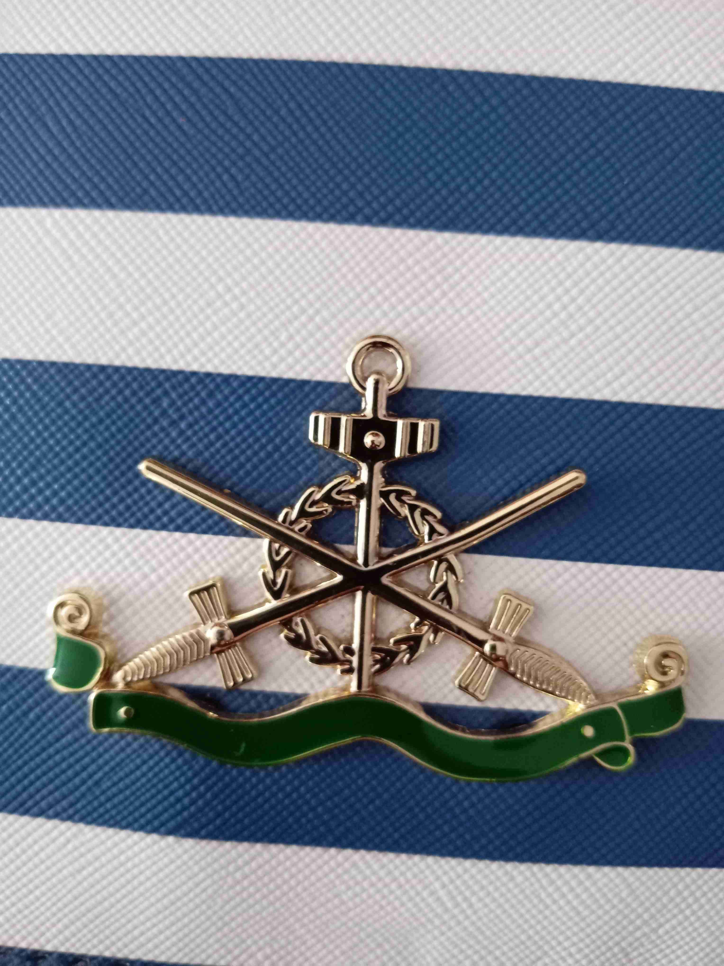 Cartera rayas azul y blanco - 2