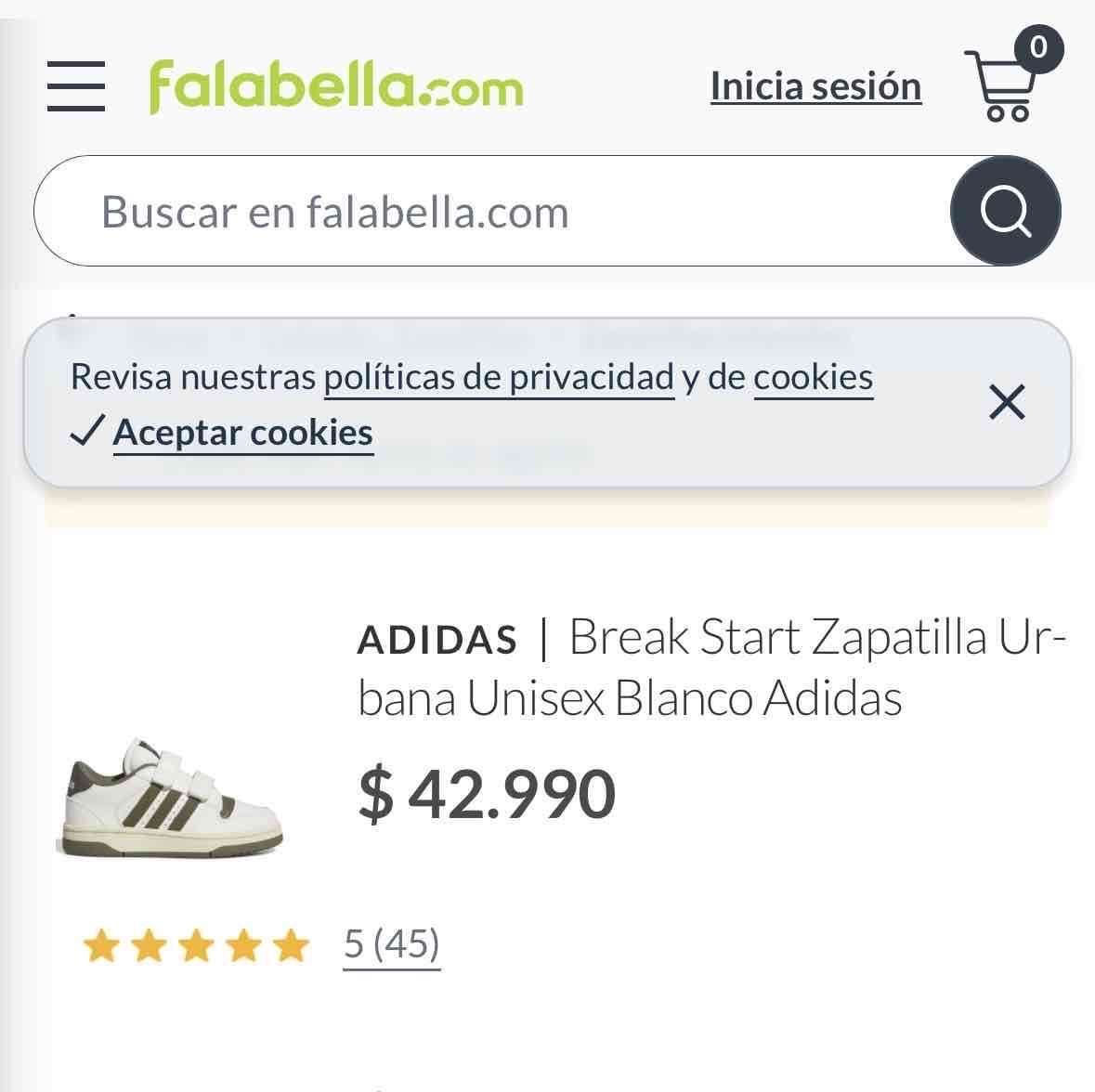 Zapatilla Urbana Unisex Blanca Adidas - miniatura 1