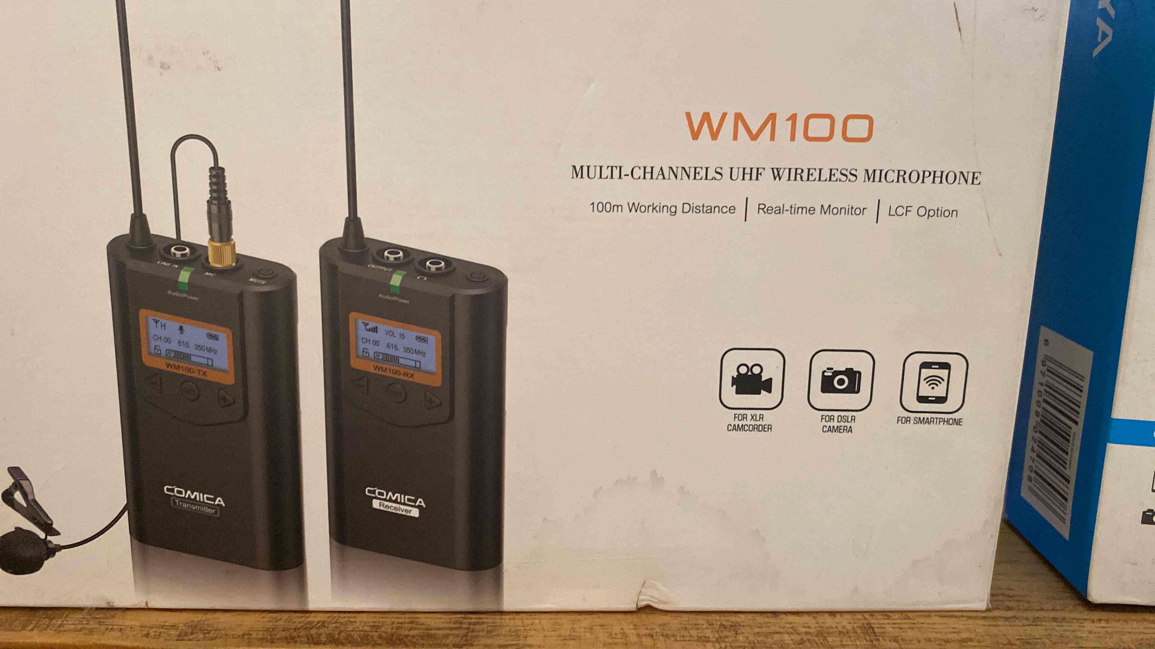 Micrófono inalámbrico UHF Comica WM100 - miniatura 1