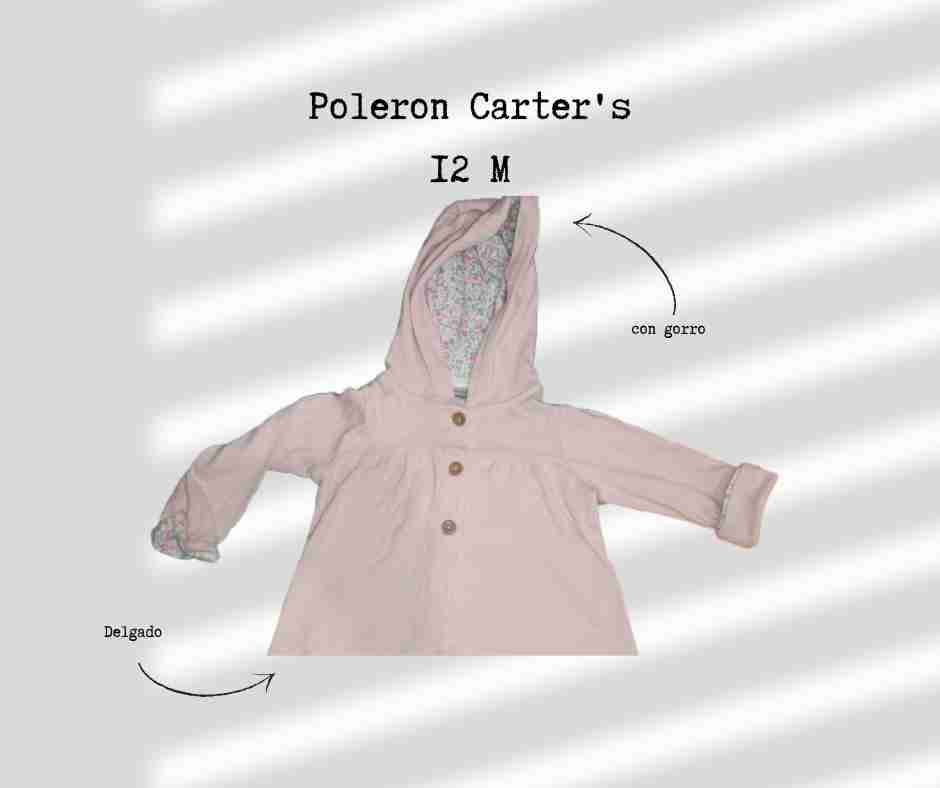 Polerón Carter's con gorro
