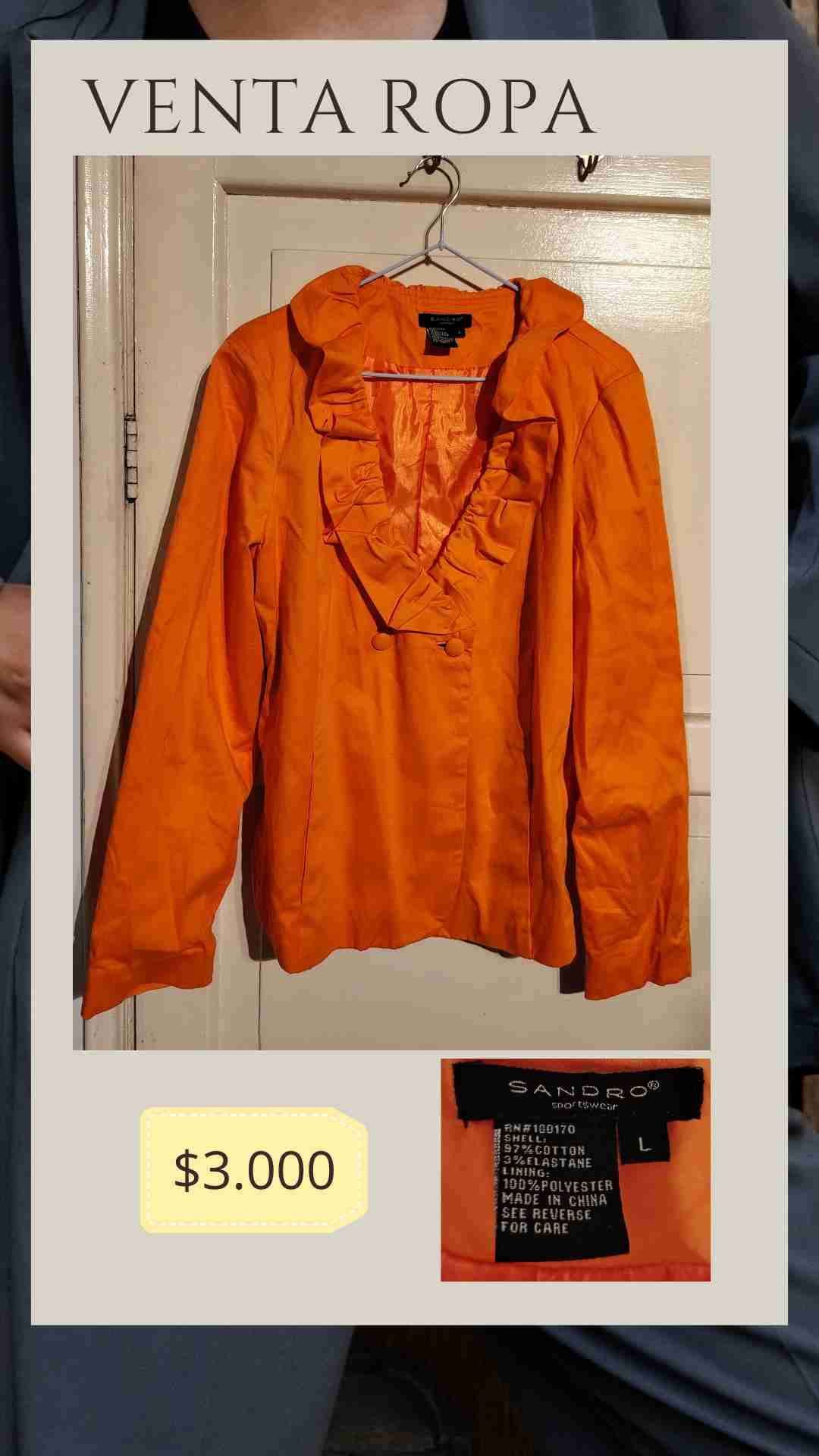 Chaqueta naranja