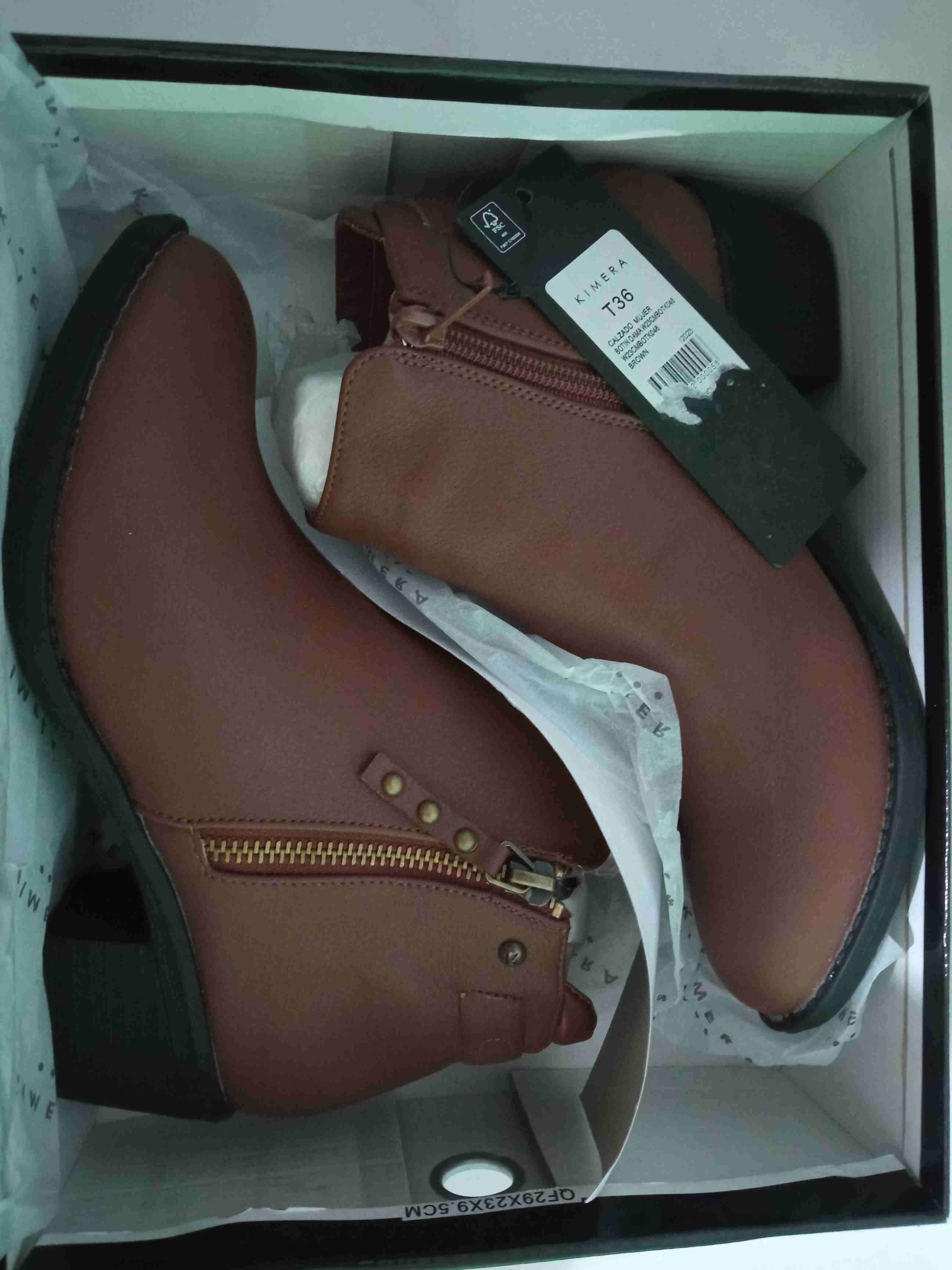 Botines marrones con cierre lateral - miniatura 3