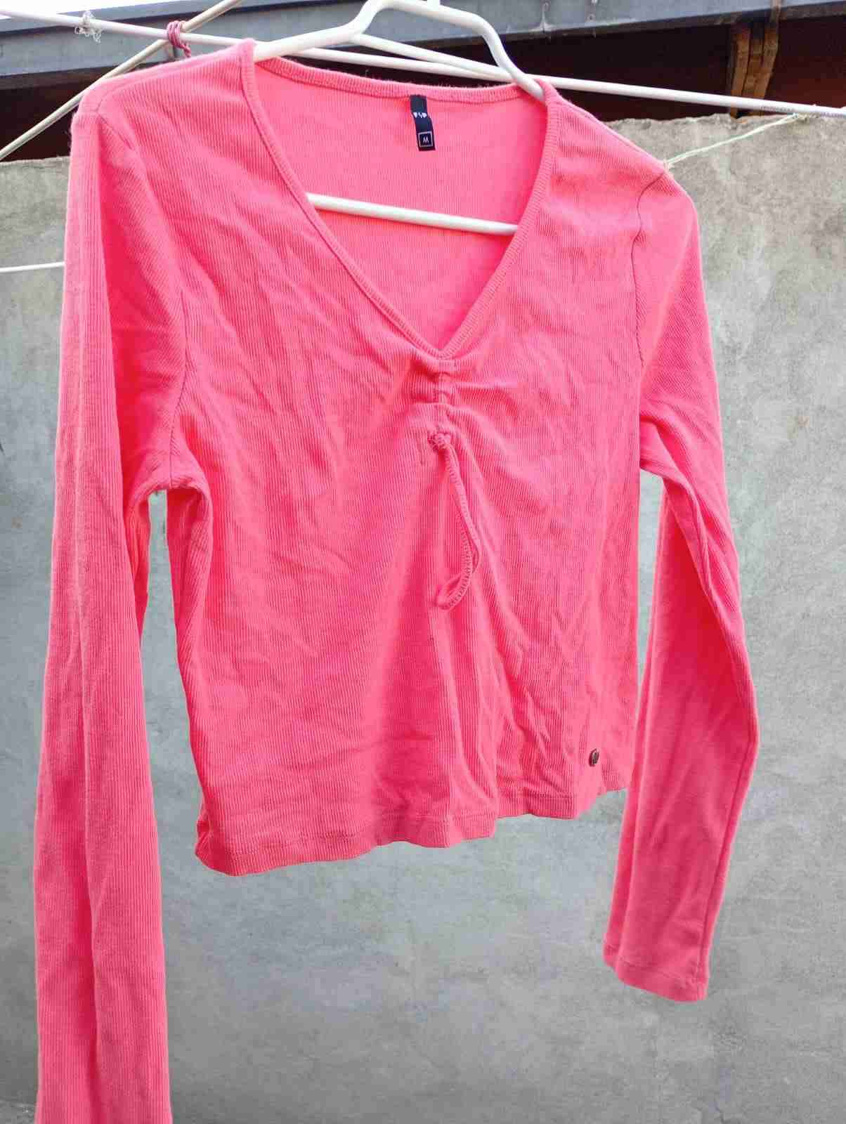 Polera rosada manga larga - miniatura 2