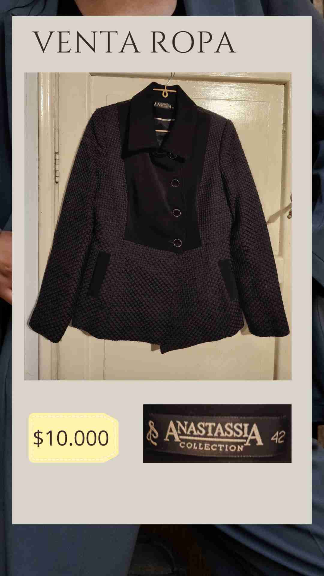 Chaqueta Anastassia negra