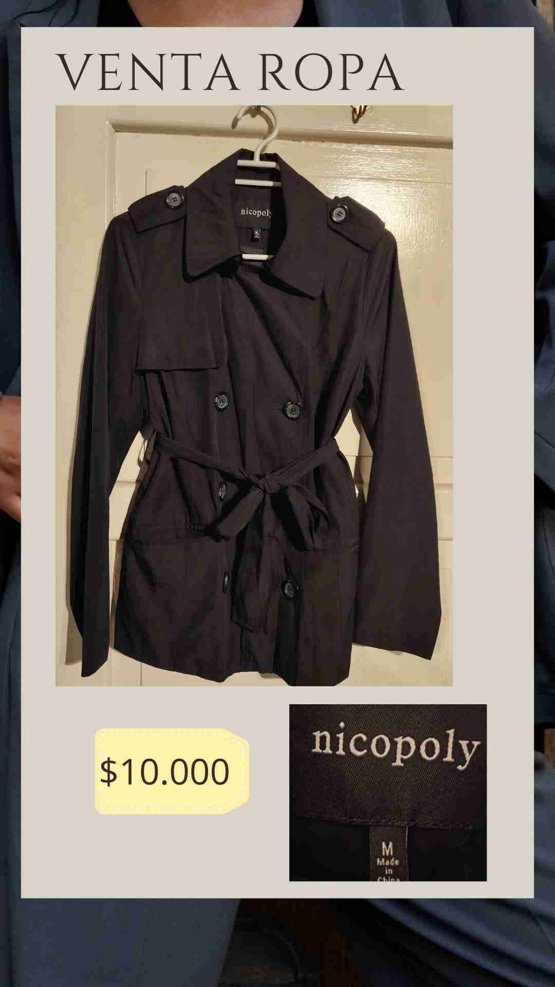 Chaqueta negra Nicopoly