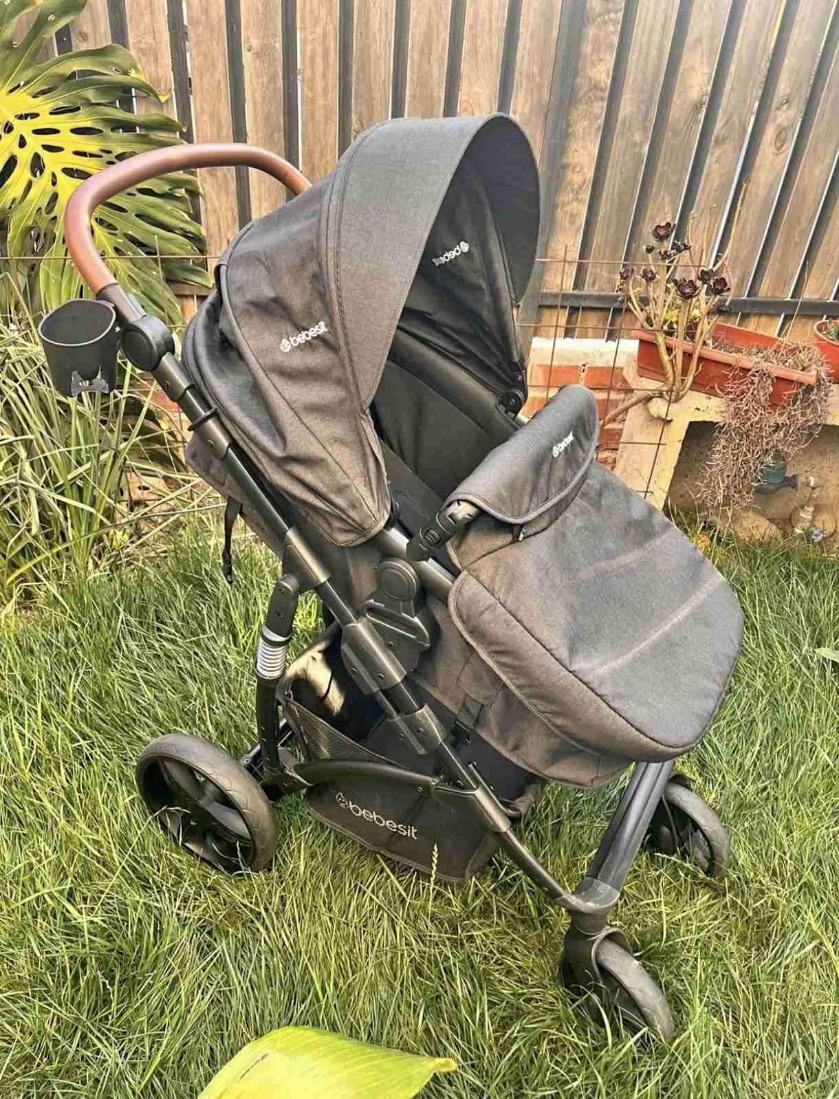 Coche de bebé con silla para auto - miniatura 5