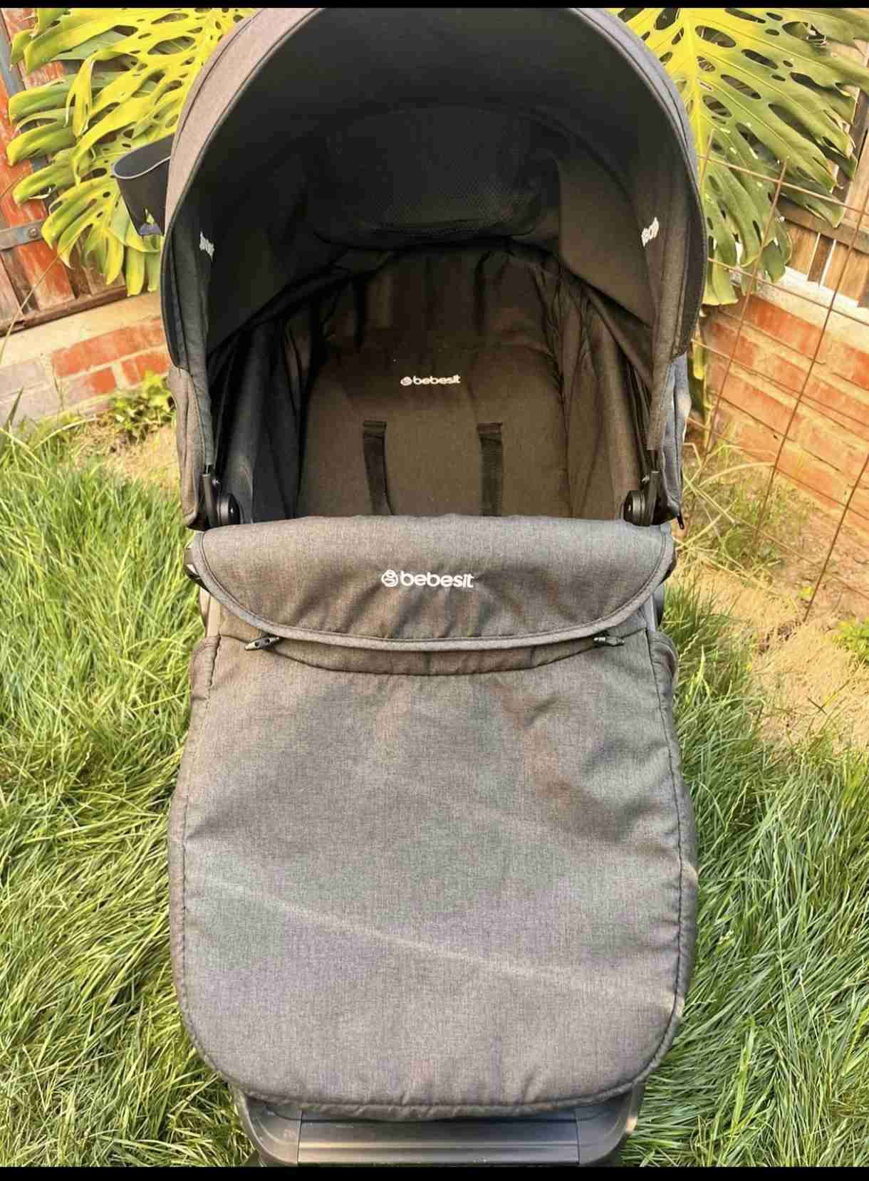 Coche de bebé con silla para auto - miniatura 6