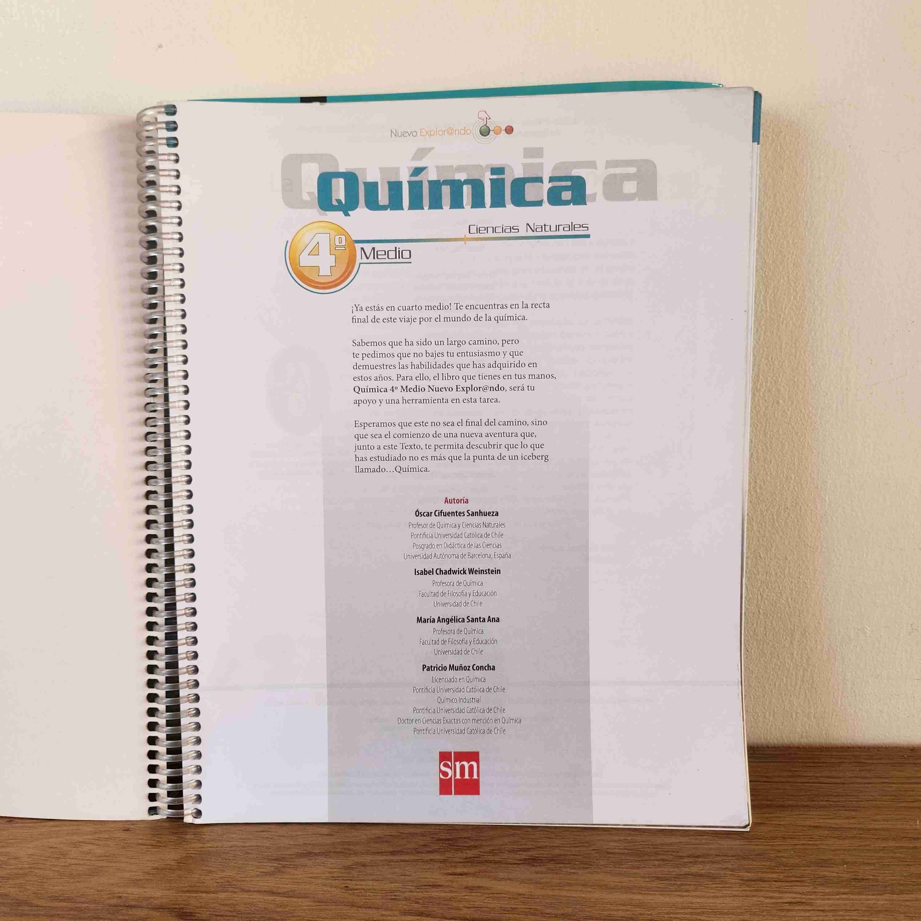 Química 4° Medio – Excelente estado (SM) - miniatura 2