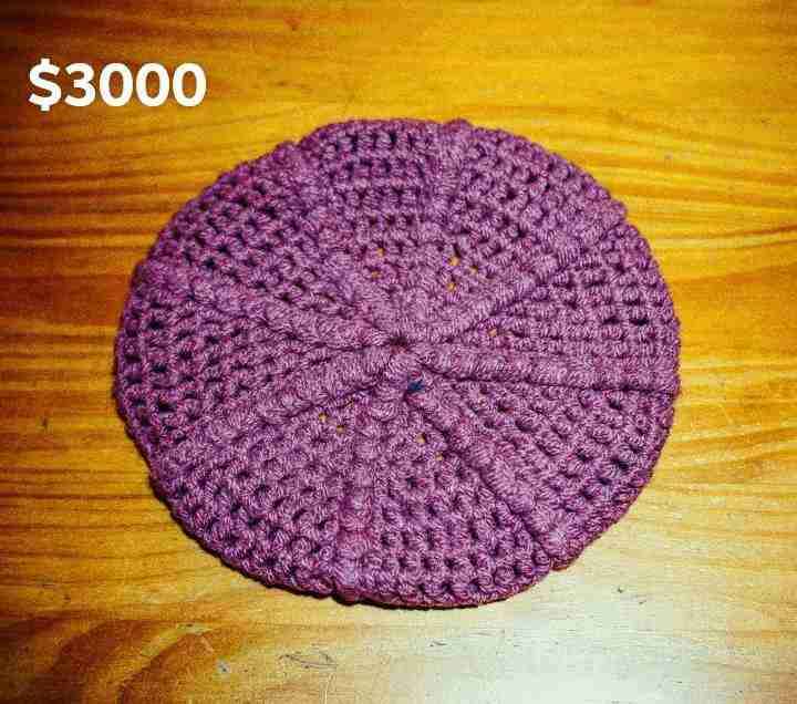 Boinas tejida a crochet - miniatura 1