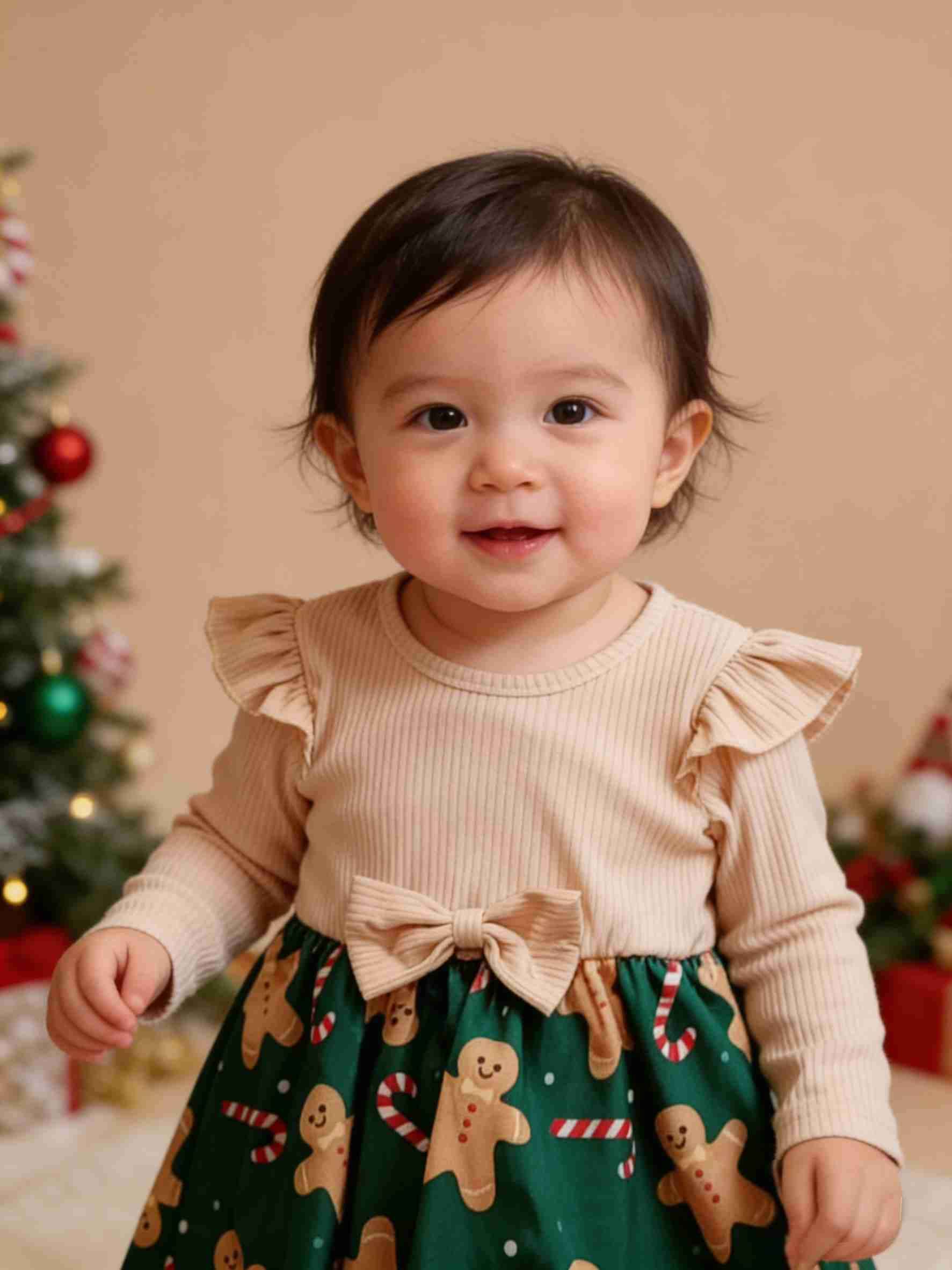 Vestido navideño para niña - 2