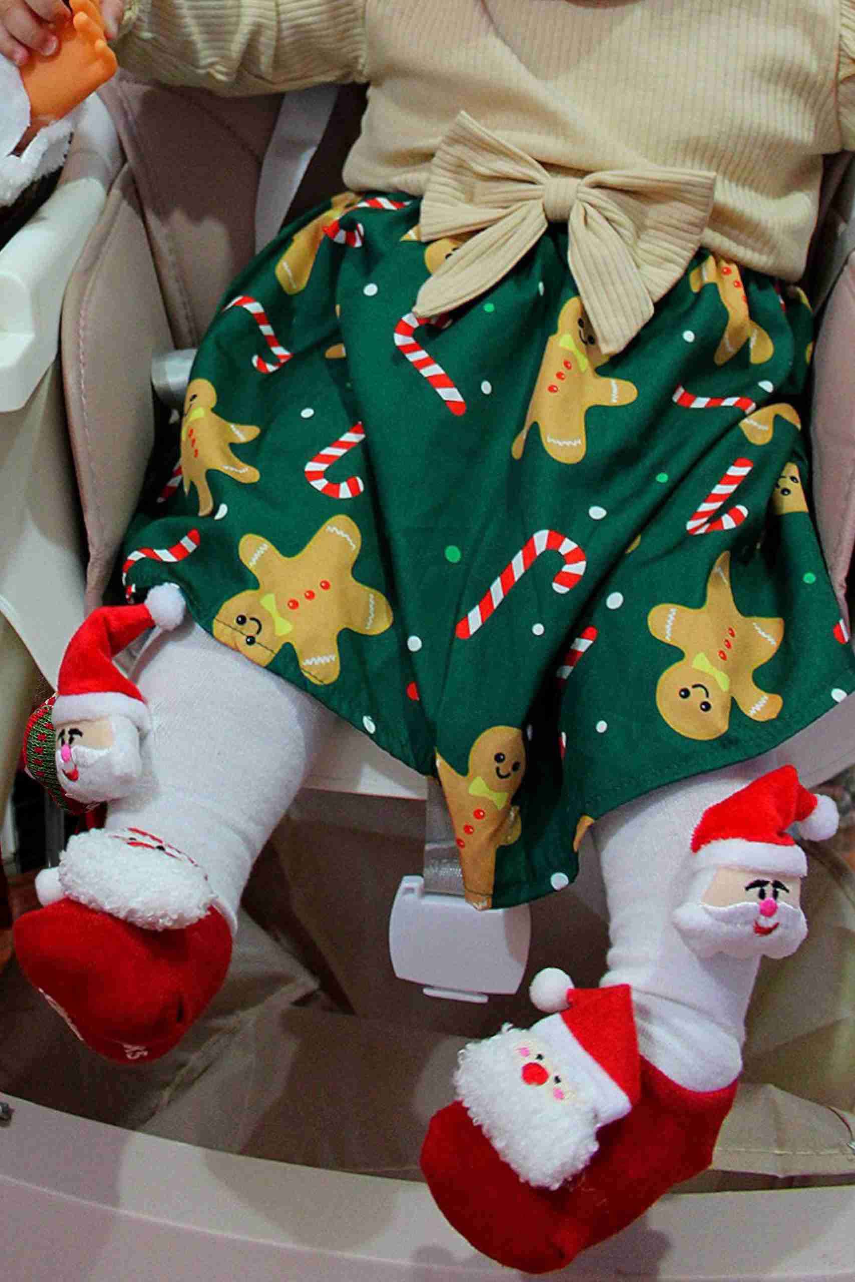 Vestido navideño para niña - 3