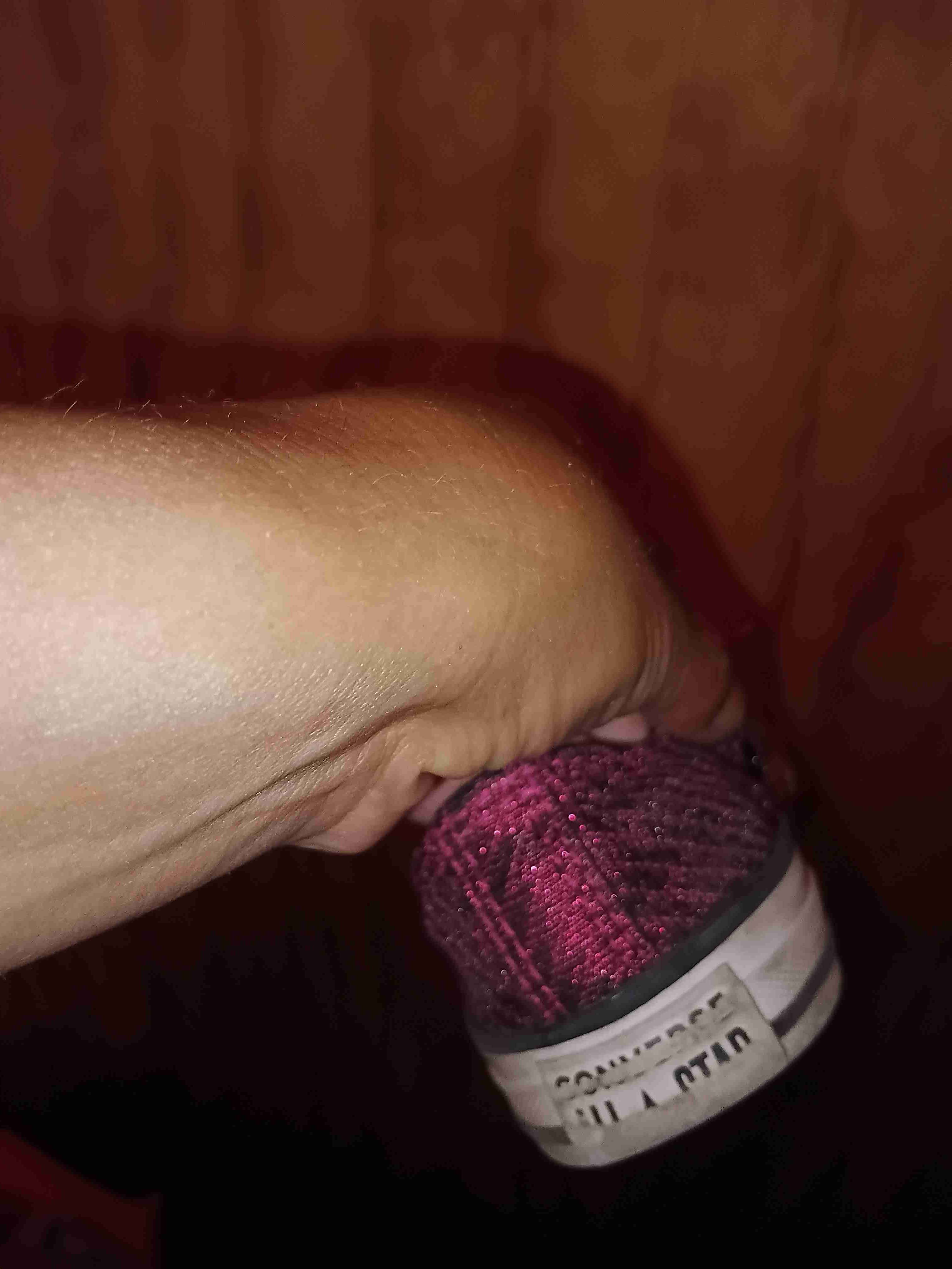 Zapatillas rojas de lona Converse - miniatura 2