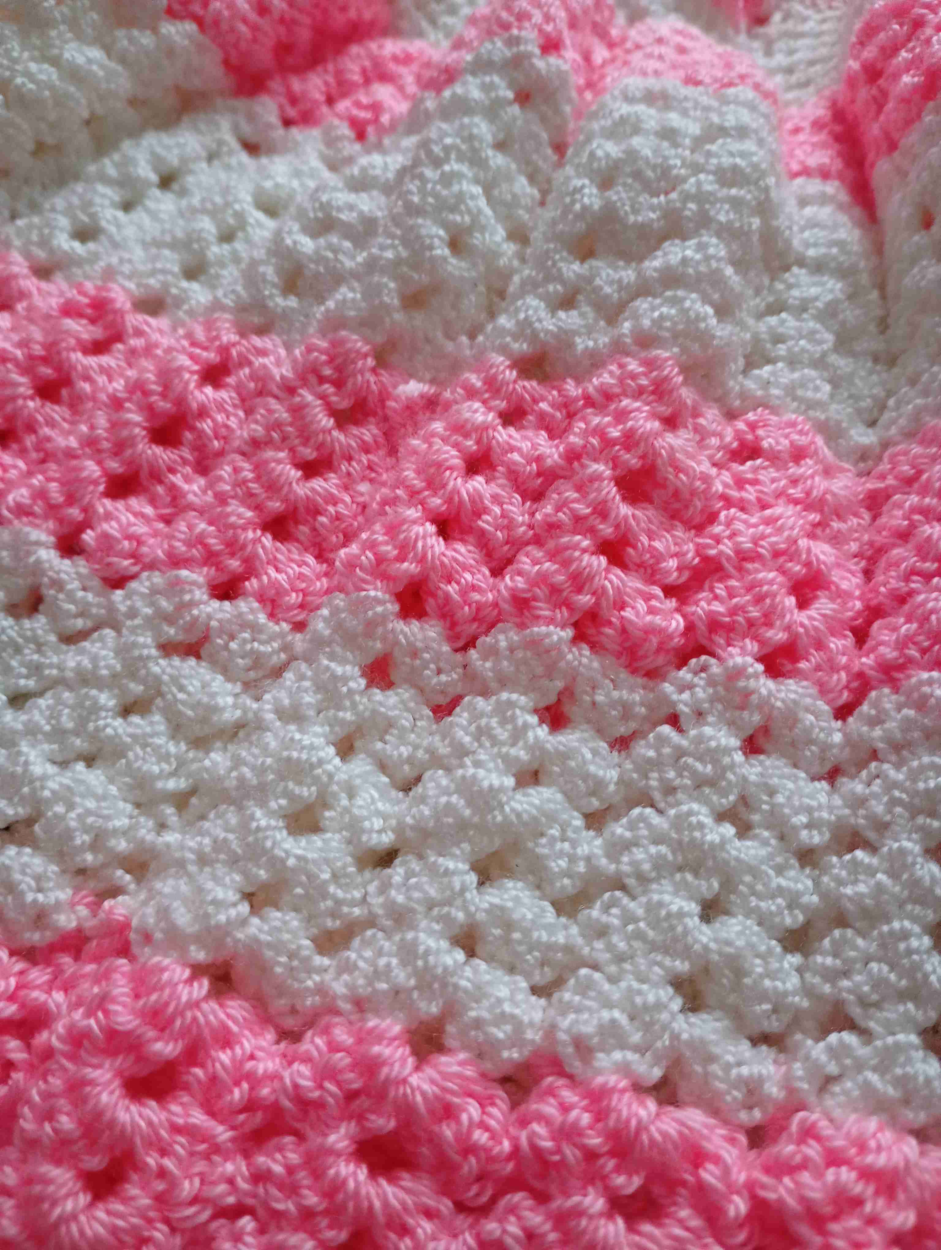 Vestido tejido a crochet rosado - 2