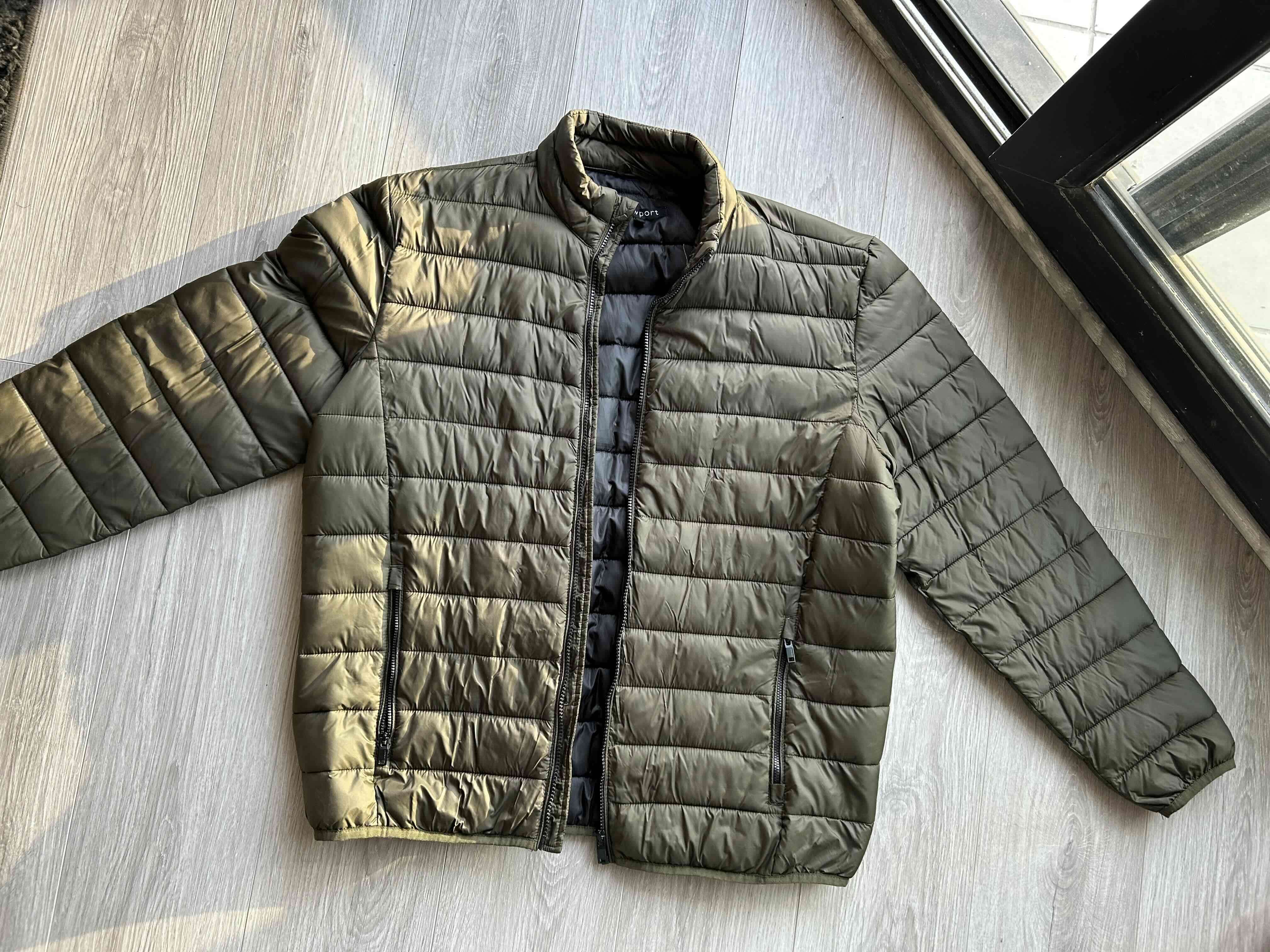 Chaqueta de pluma  acolchada verde oliva - miniatura 1