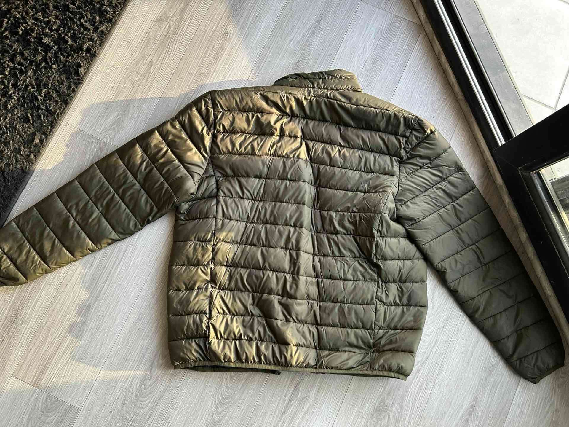 Chaqueta de pluma  acolchada verde oliva - miniatura 3