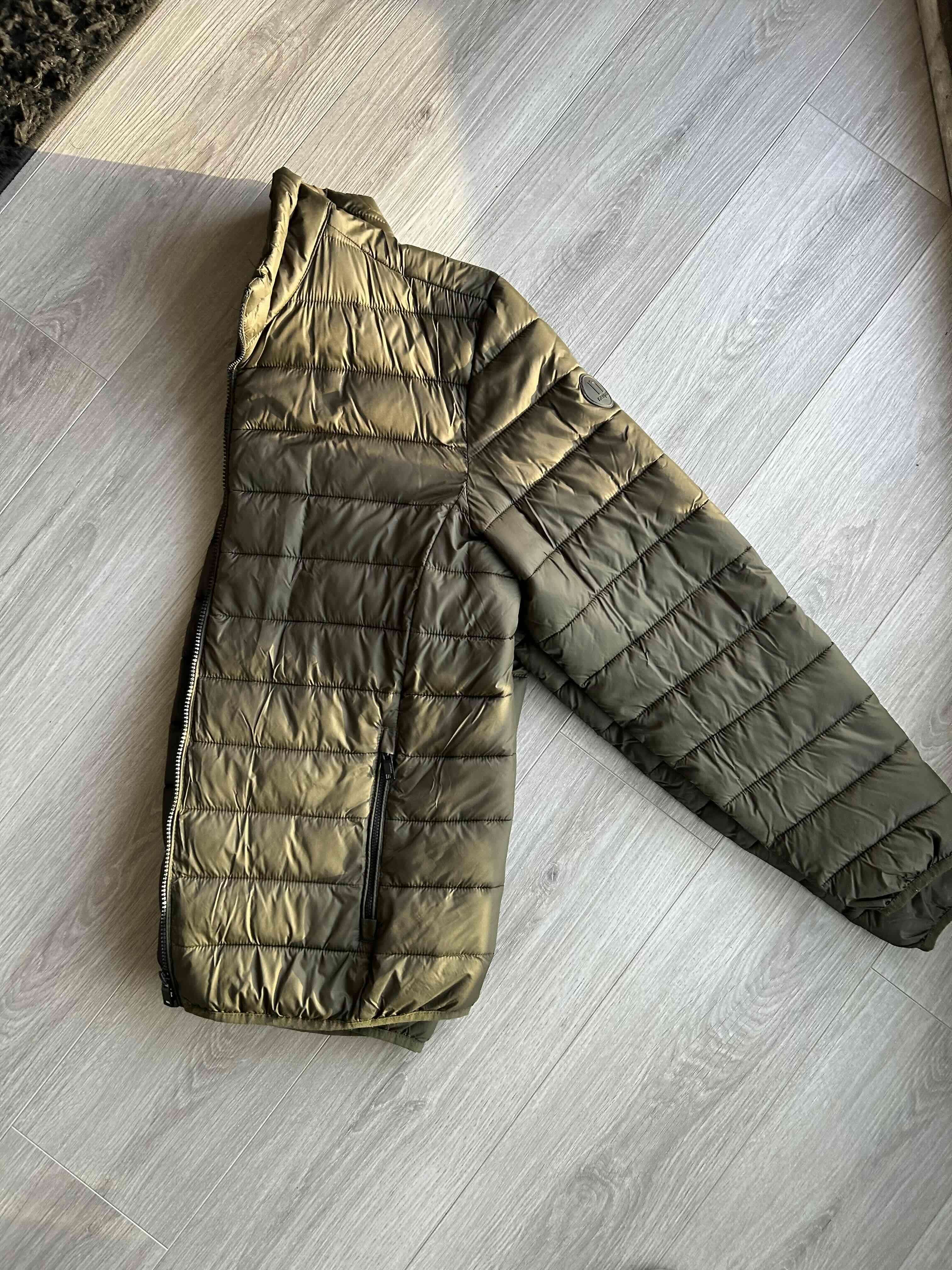 Chaqueta de pluma  acolchada verde oliva - miniatura 4