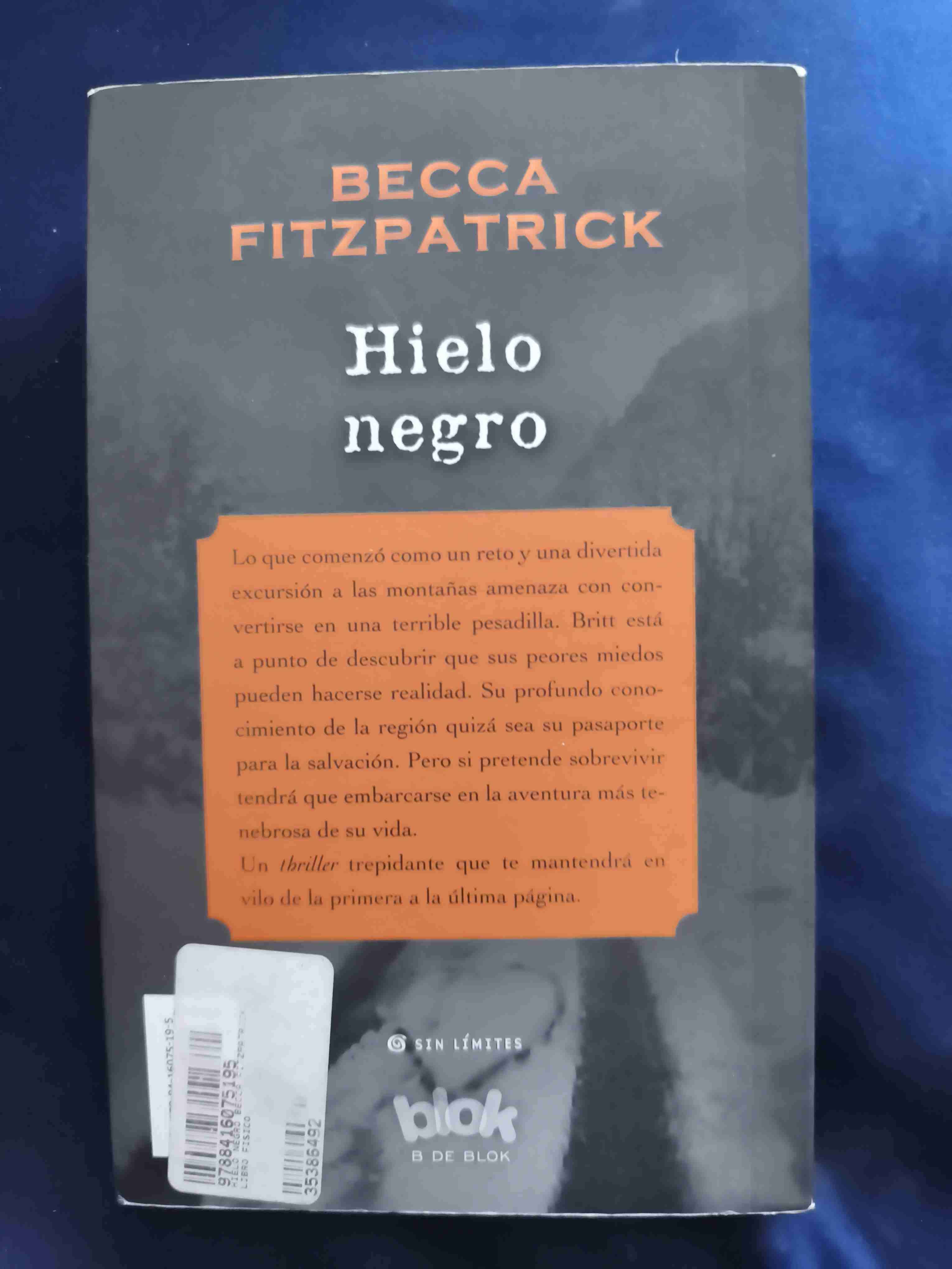 Libro Hielo Negro de Becca Fitzpatrick - miniatura 4